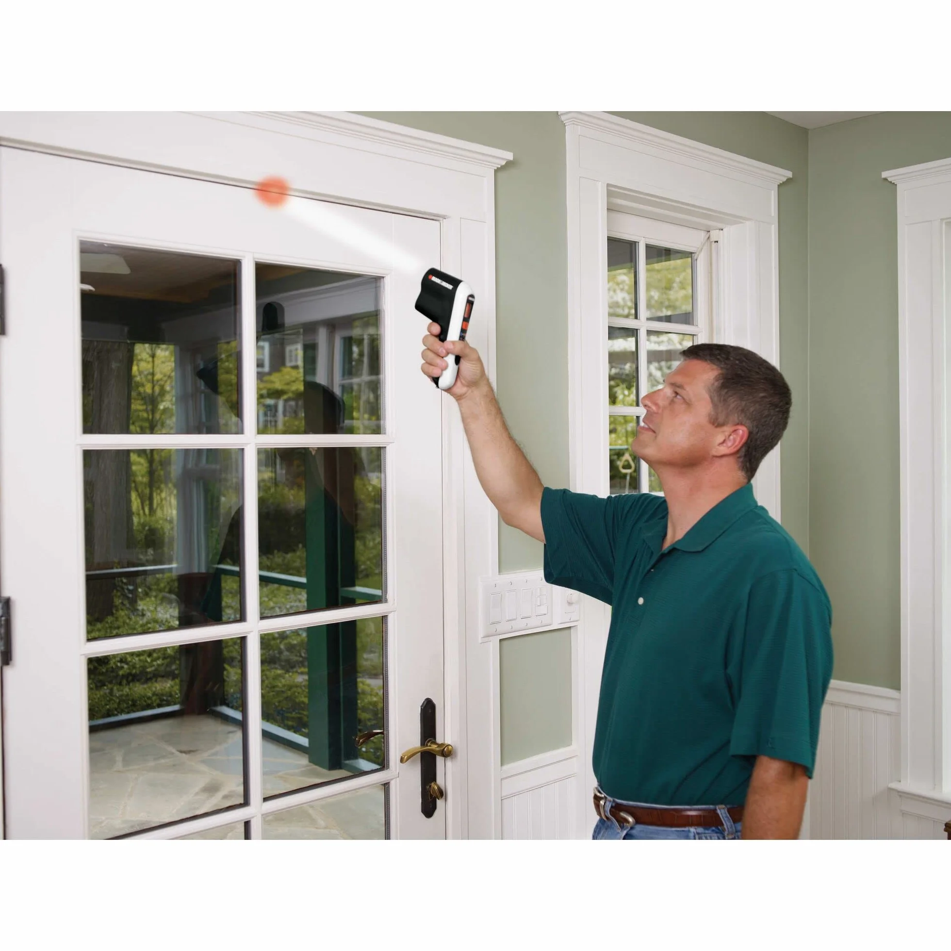 BLACK+DECKER TLD100-XJ Rilevatore Termico a Raggi Infrarossi, Display Digitale, Batteria 9V