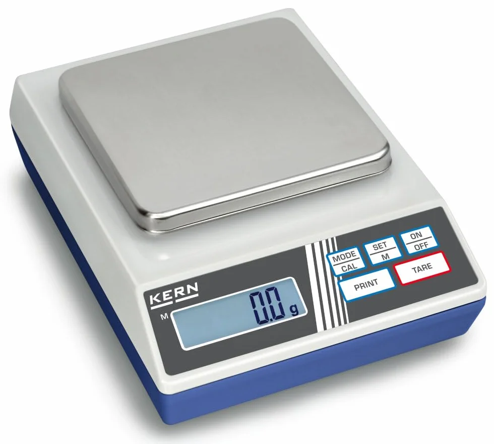 Kern 440-43N - Bilancia di precisione, Il classico per il laboratorio, Portate [Max]: 400 g, Divisione [d]: 0,1 g, Piatto di pesata: LxP 130x130 mm (Acciaio inox)