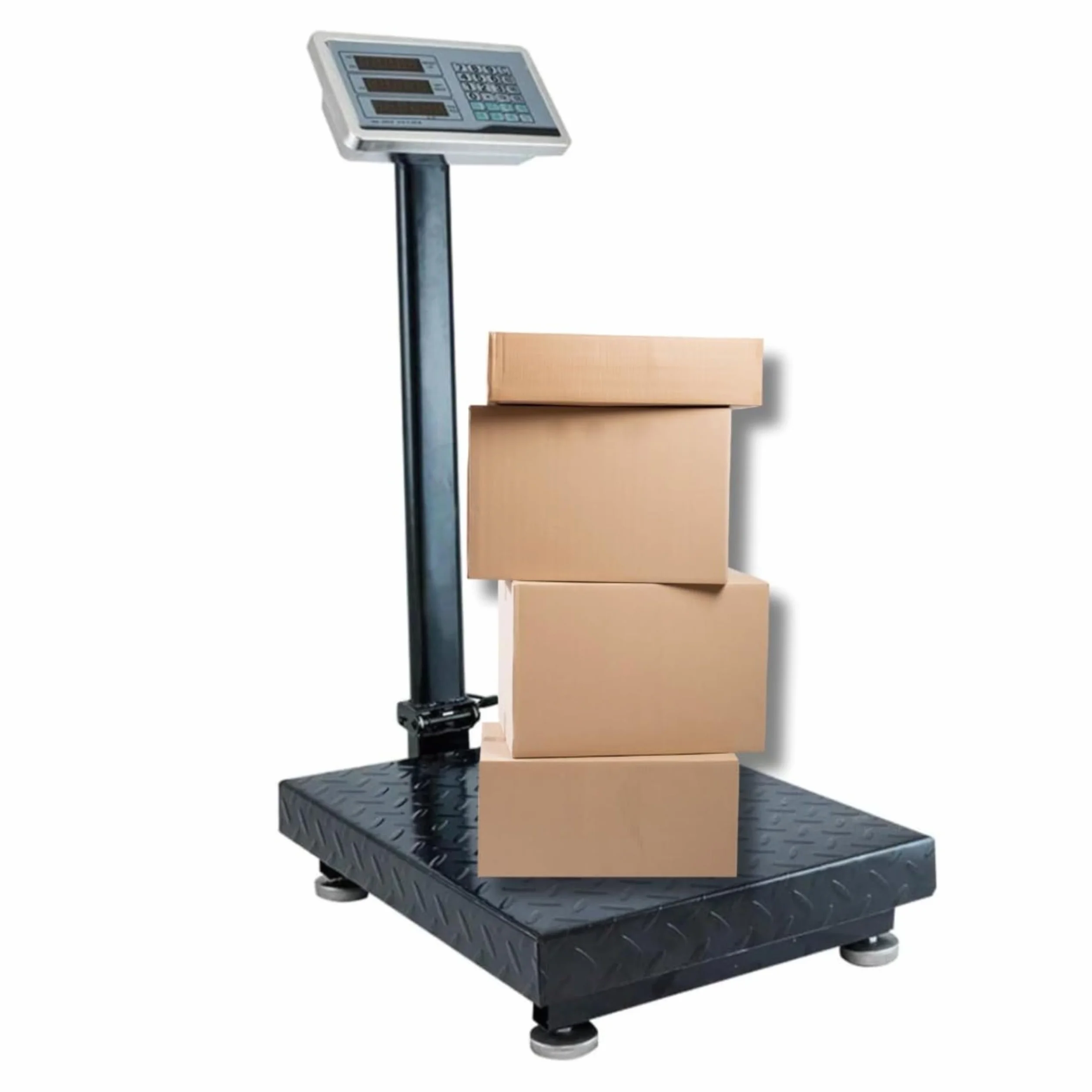 YASTA Bilancia Digitale Elettronica Professionale 300 Kg Display Industriale Pesa Pacchi