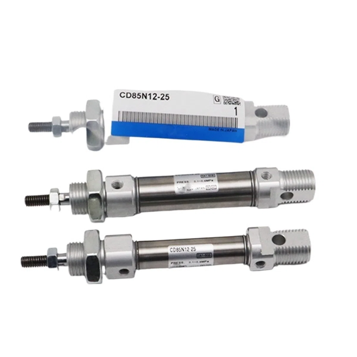 1 Cilindro Pneumatico C85N/CD85N20/25-25C-50-75C-100C-125C-150C-175C-200C-B(CD85N25-200-B)