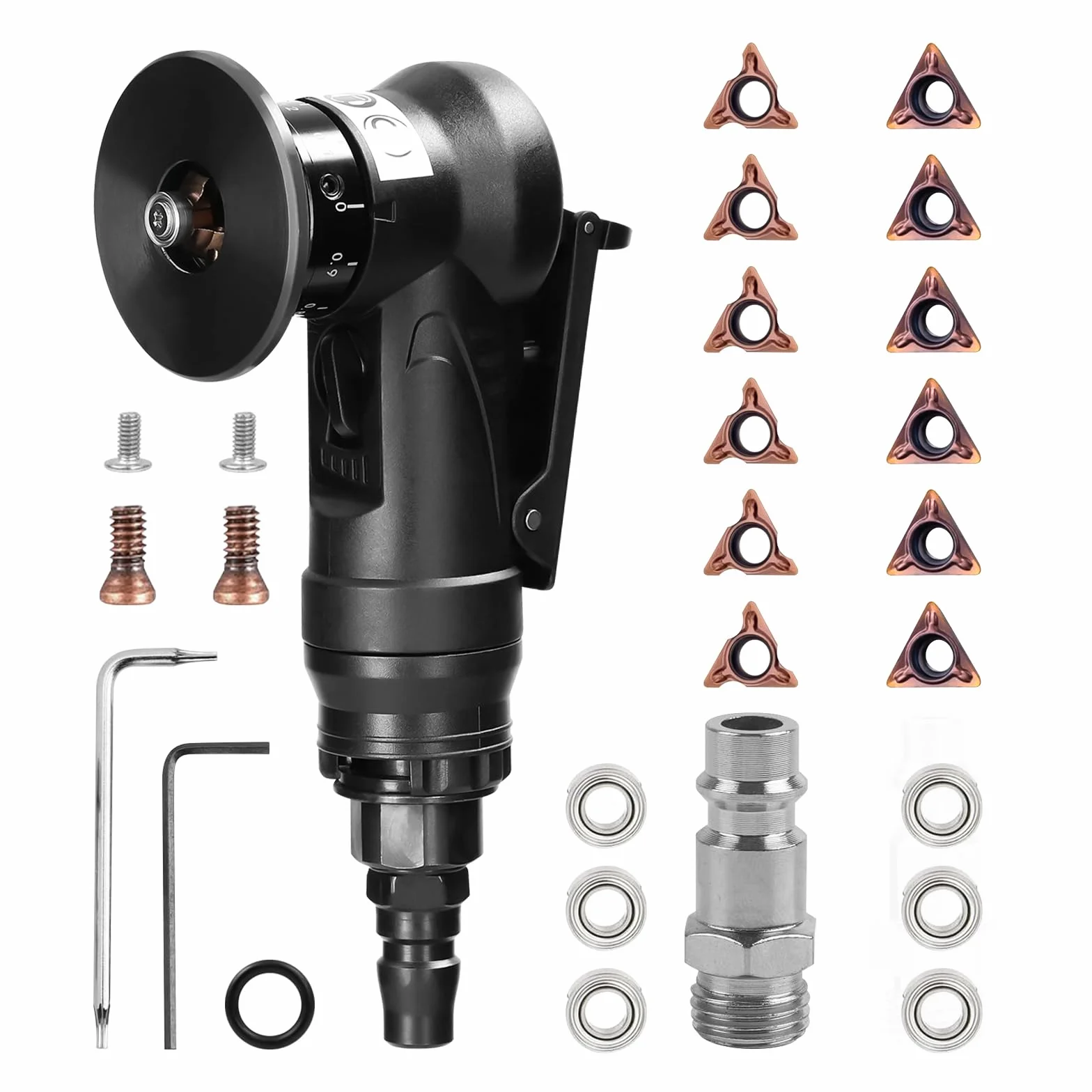 Mini smussatrice pneumatica 30000 giri/min 45 gradi per metallo e legno lame angolari C & R
