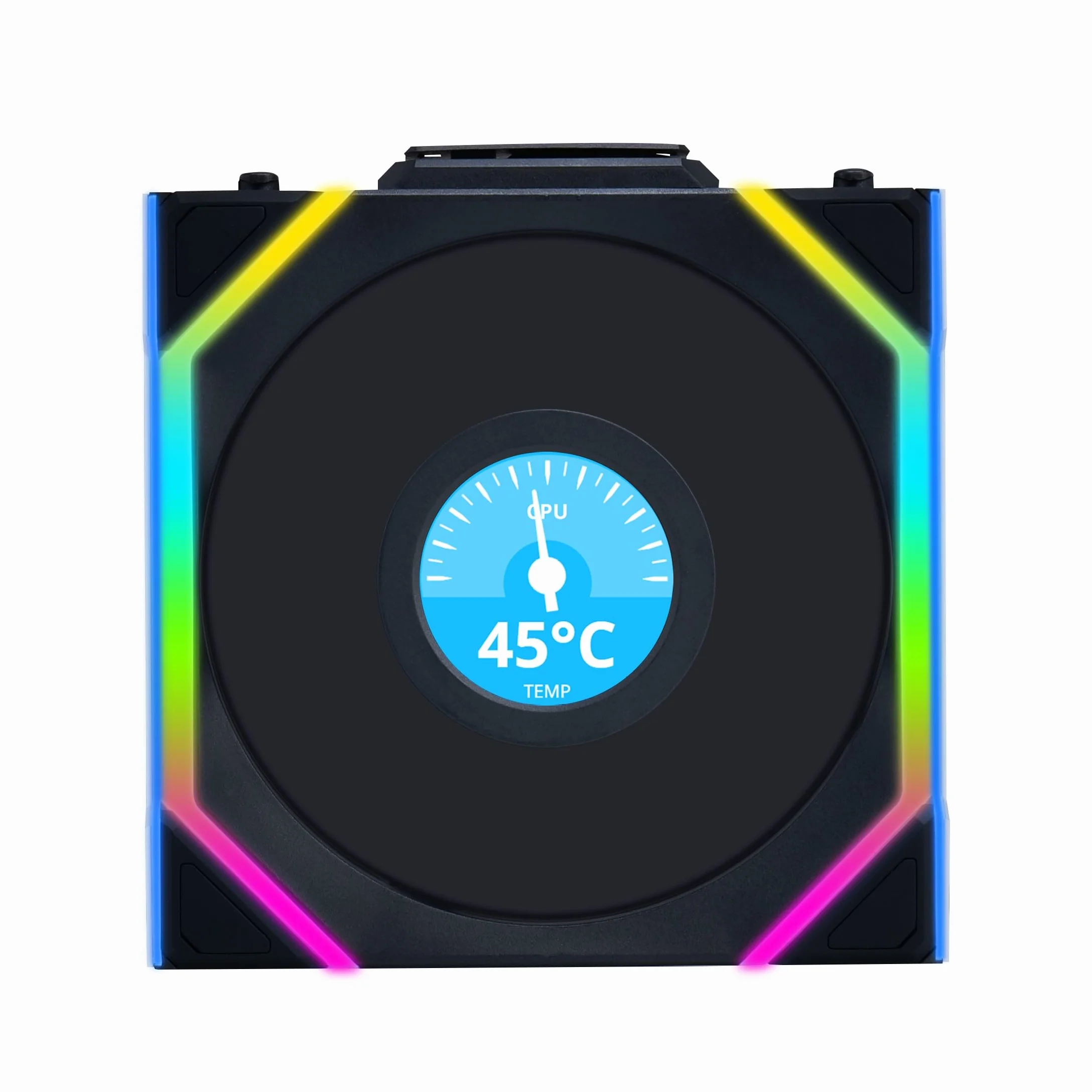 Lian Li Uni Fan Sl Wireless Lcd 120 Reverse Blade Case Per Computer Ventilatore 12 Cm Nero 3 Pz (lian Li Uni Fan Sl Wireless Lcd Reverse Flow 120mm T