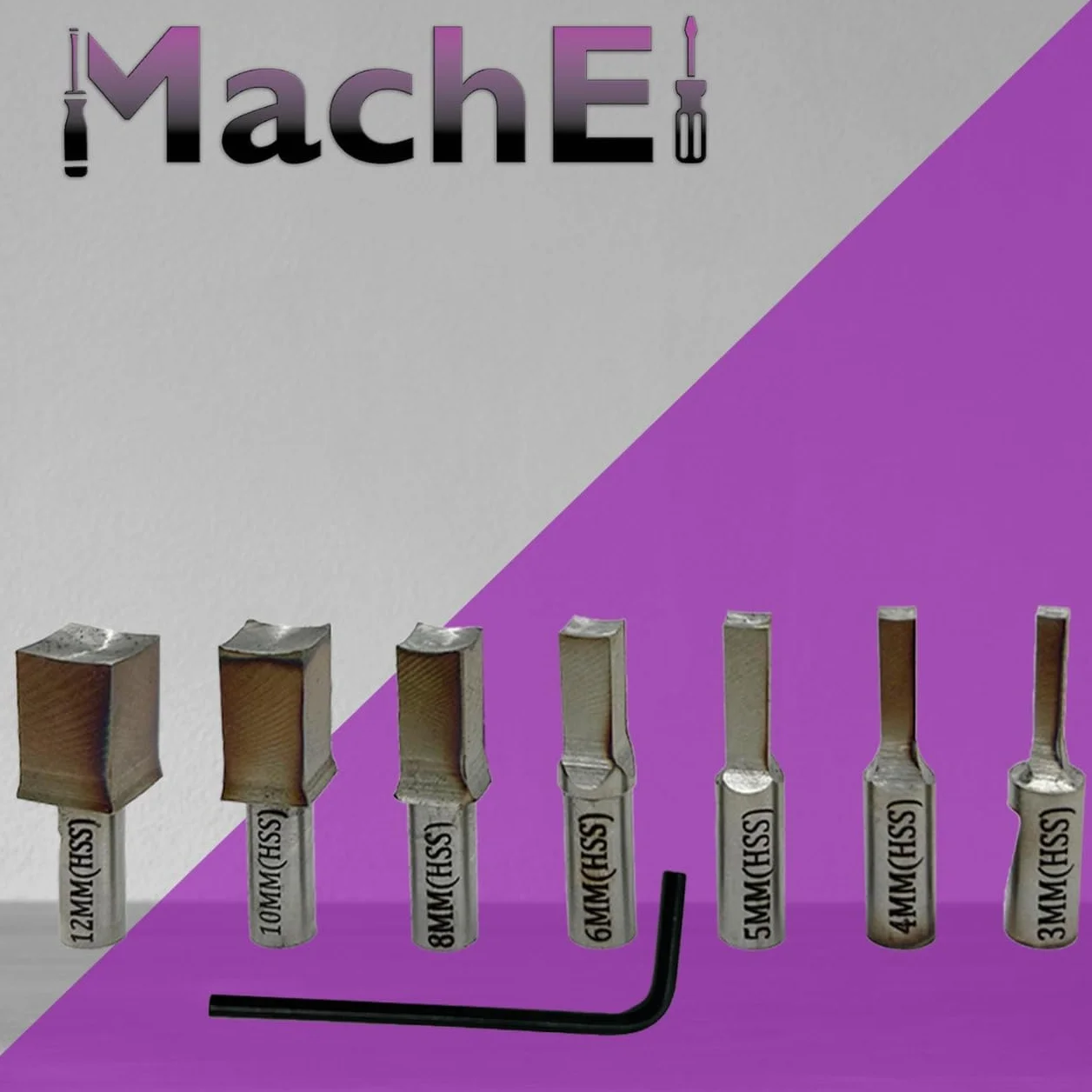 MachEl Broccia rotativa MT-3 ER16 7 brocce quadrate