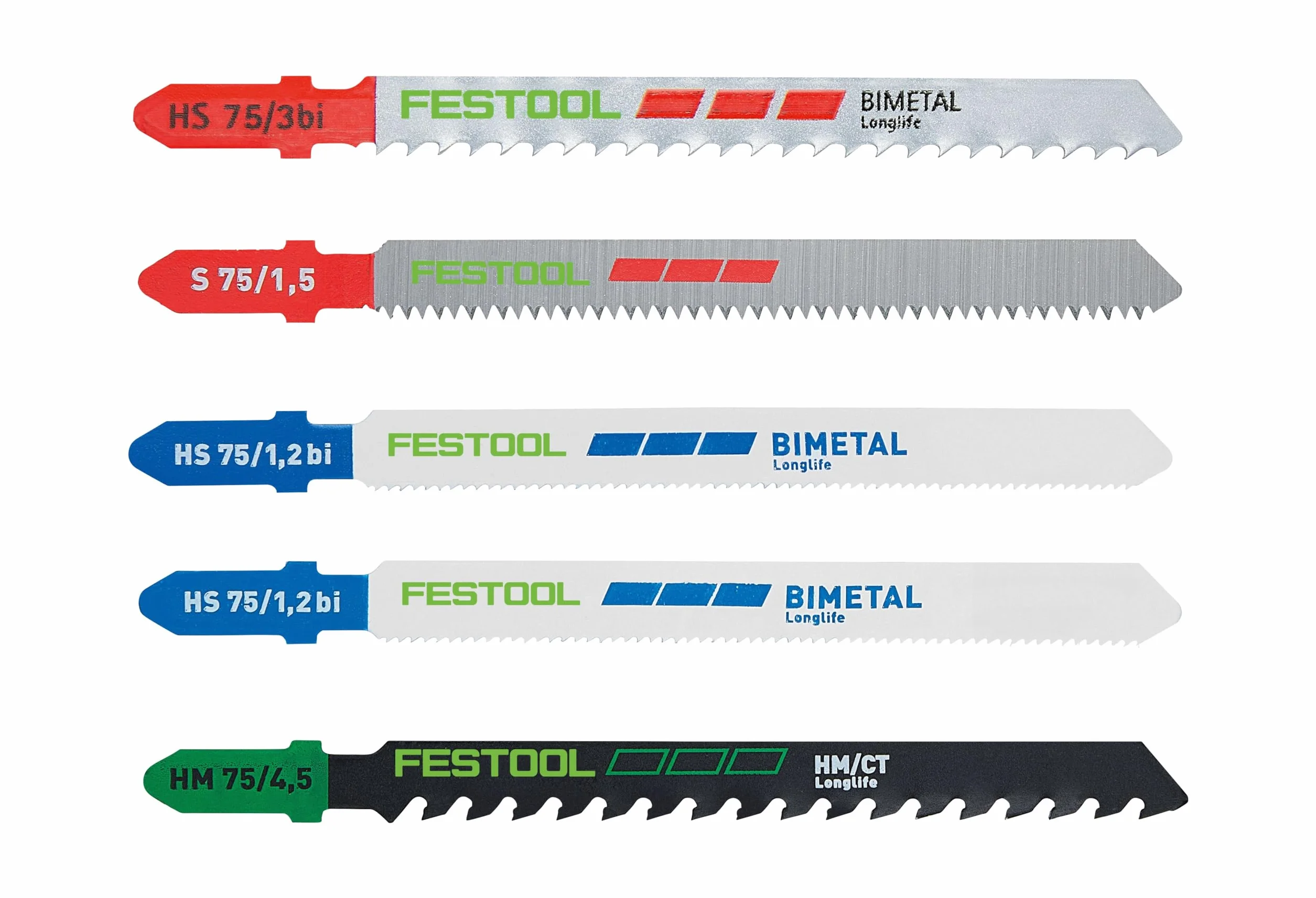 Festool STS-Sort/21 P/M/B Set lame seghetto