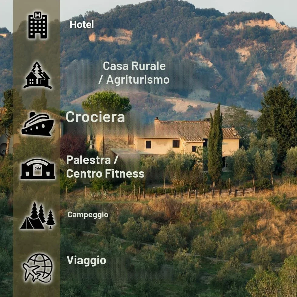 GPQ - Confezione OLIVE Amenities Hotel | Kit gel doccia + shampoo + saponetta | 100 pezzi x 3 Prodotti | Senza Parabeni | Appartamento, B&B, Casa Rurale, Viaggio, Ospiti | Prodotto nell'UE