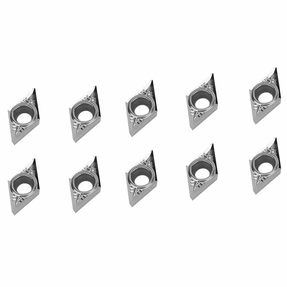 Inserti in metallo duro DCGT11T304-AK H01 DCGT32.51-AK H01 Frese a lama Tornio Utensili tornitura 10PCS