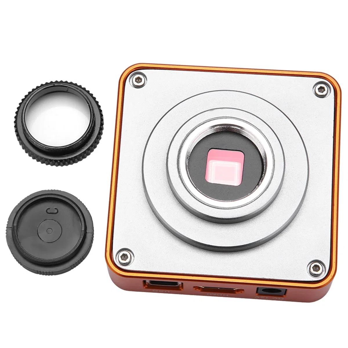 21MP HDMI USB C-mount Industry Microscope Camera Set 2K 1080P Videocamera HD 220VEU Plug