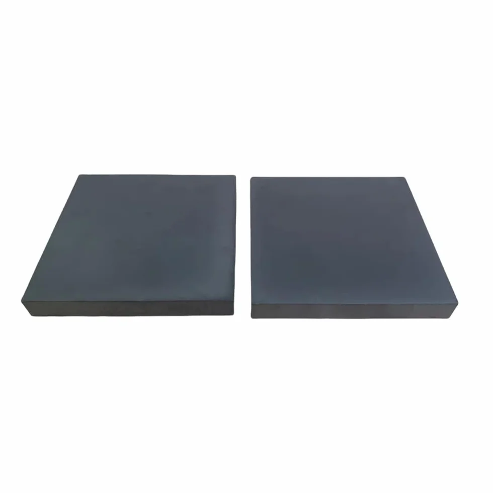 Foglio ceramico in carburo di silicio - Piastra antiusura antiproiettile sinterizzata senza pressione, 1 pezzo(10x10x4mm)