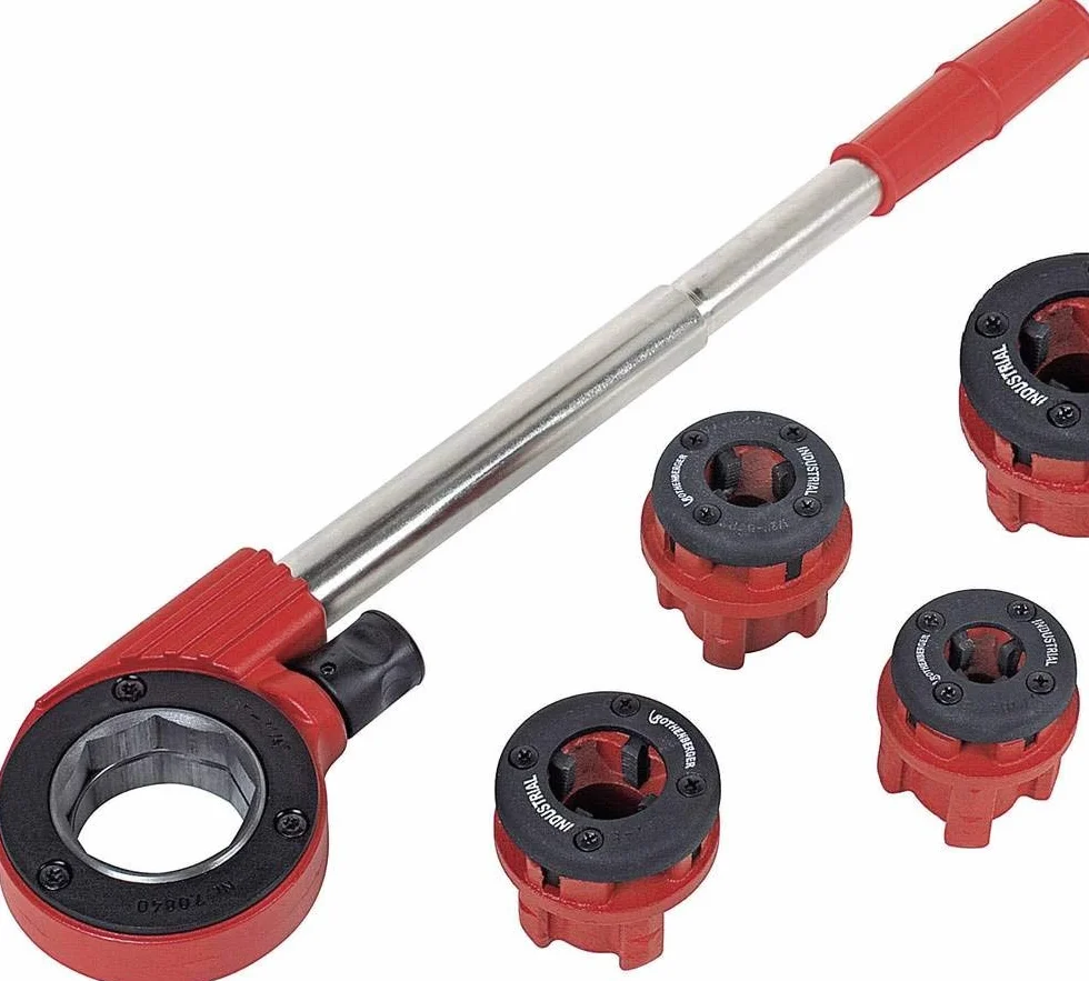 ROTHENBERGER Industrial Super Cut Set 7 pinze filettatrici 4 teste