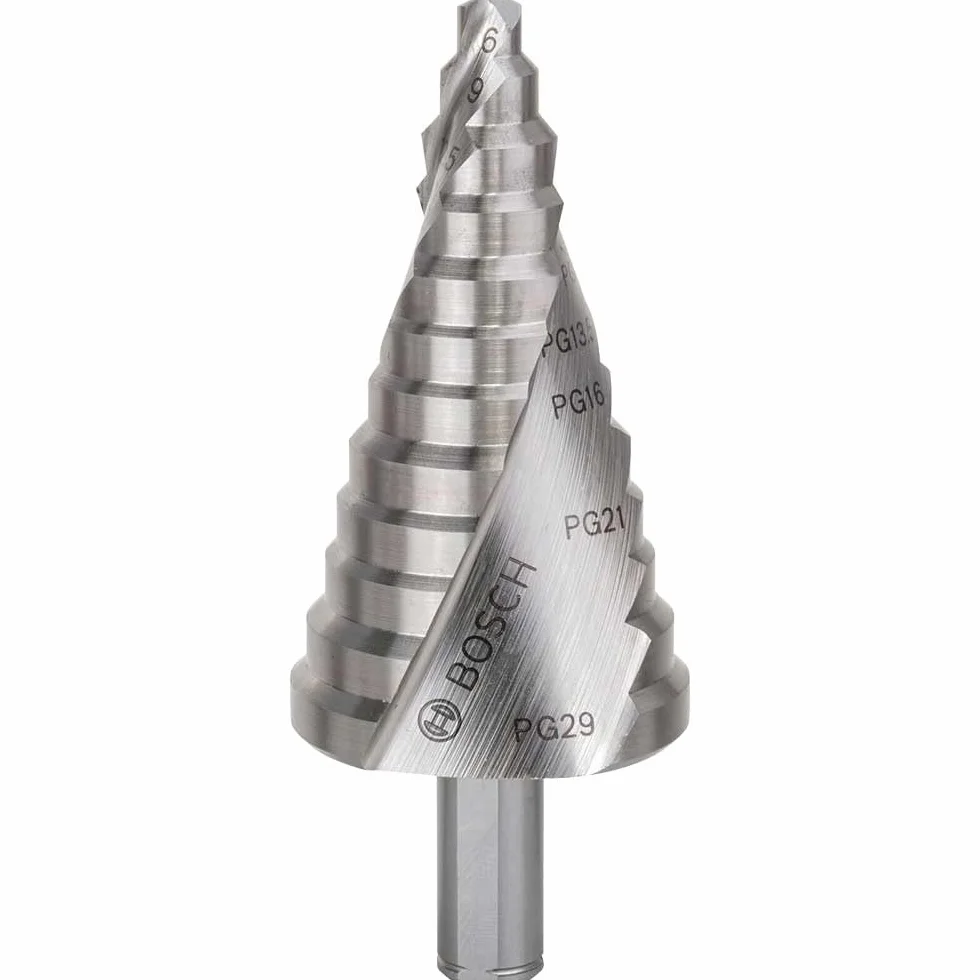 Escalonada HSS tripe superficie para prensaestopas: 6-37 x 10mm x 93mm; 12 niveles