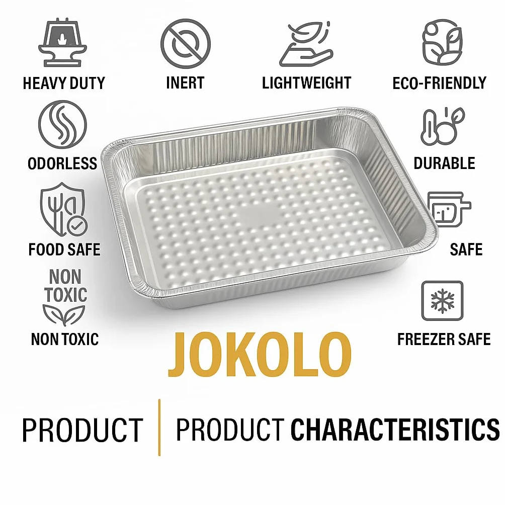 JOKOLO formy aluminiowe 500x300x80 mm 7800 ml 25 sztuk