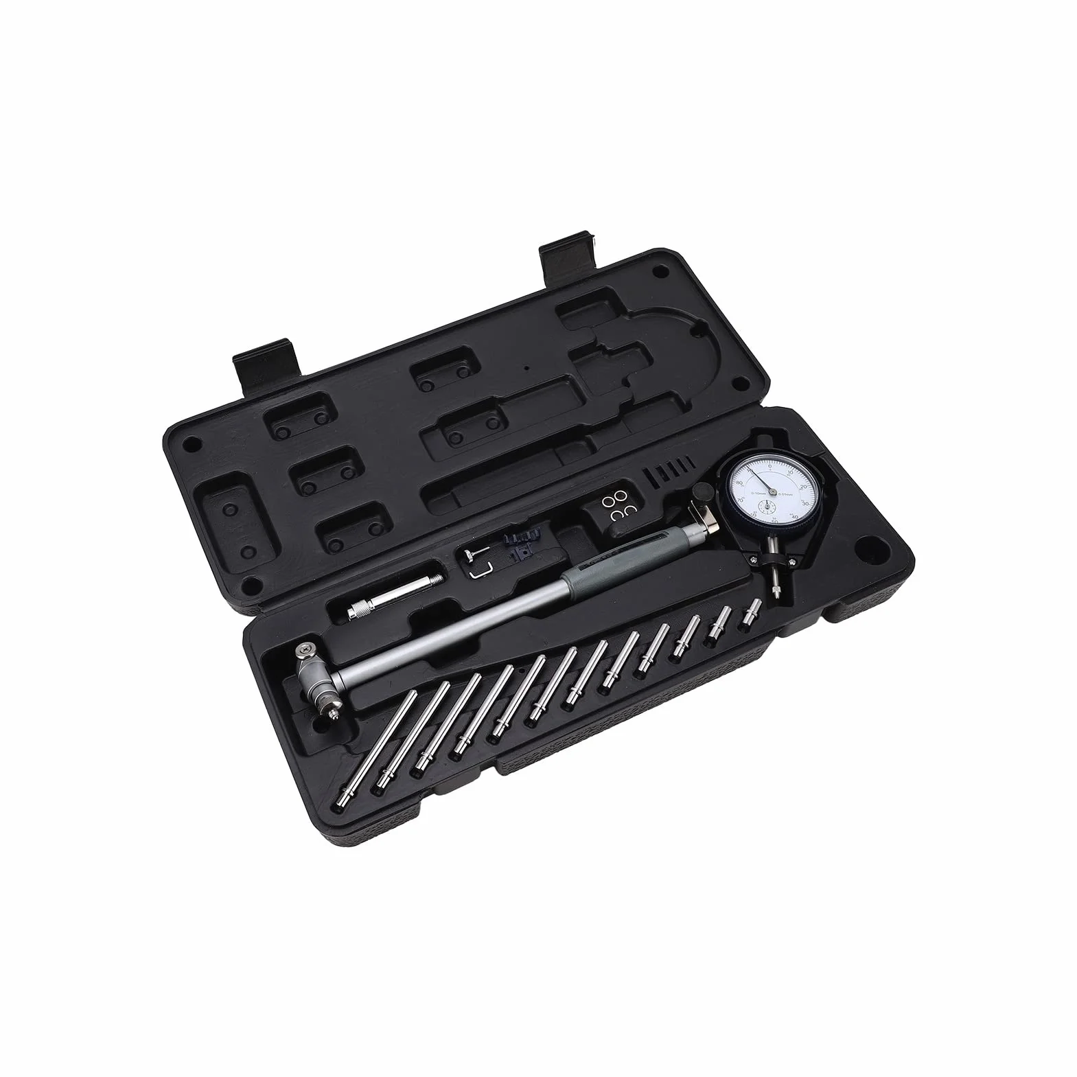 Calibro Cilindrico in Lega di Alluminio 50-160 mm Ad Alta Precisione per Uso Industriale Nero