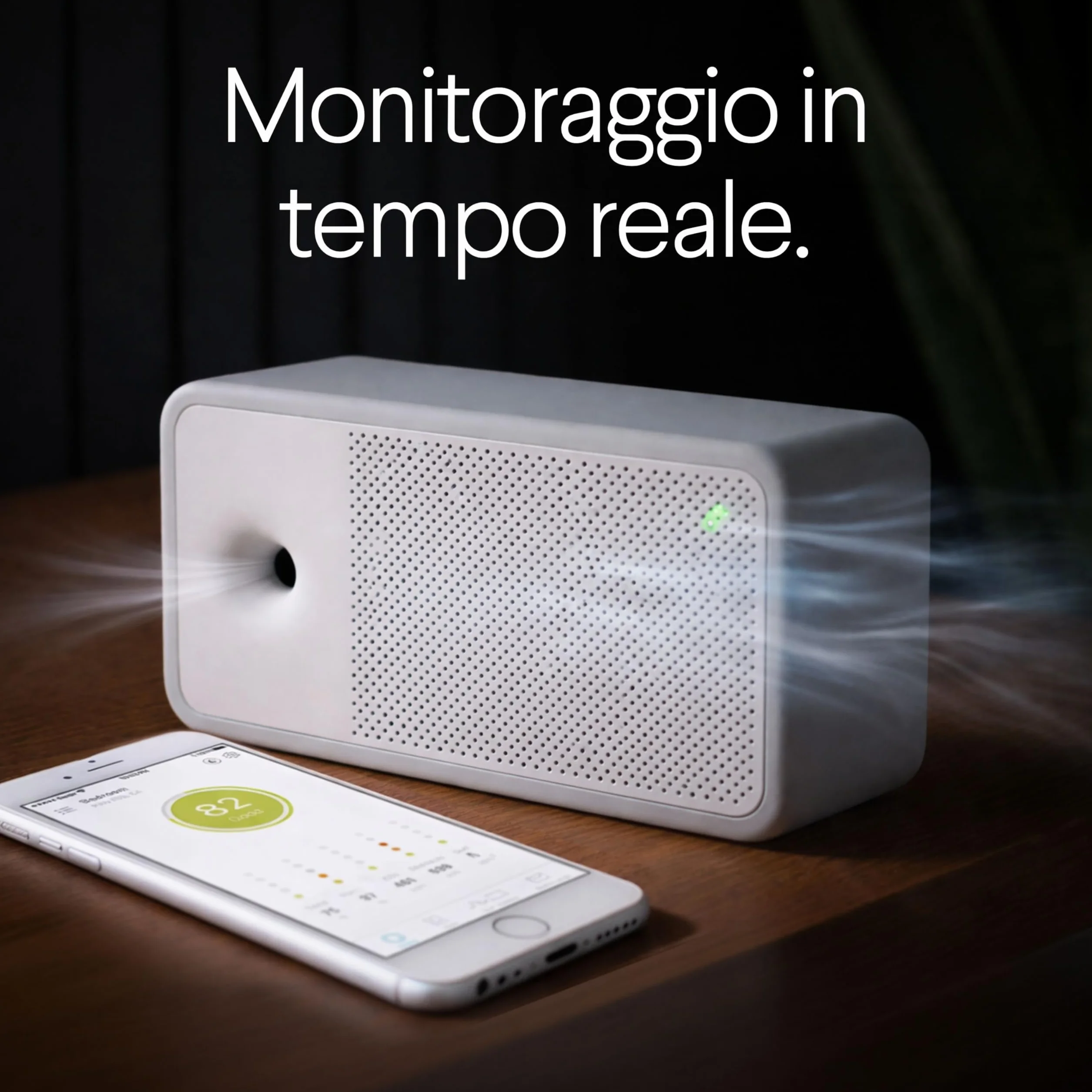 Awair Element Smart Monitor Qualità dell'Aria Sensore CO2 PM2.5 VOC Temperatura Monitoraggio Inquinamento Indoor App iOS Android