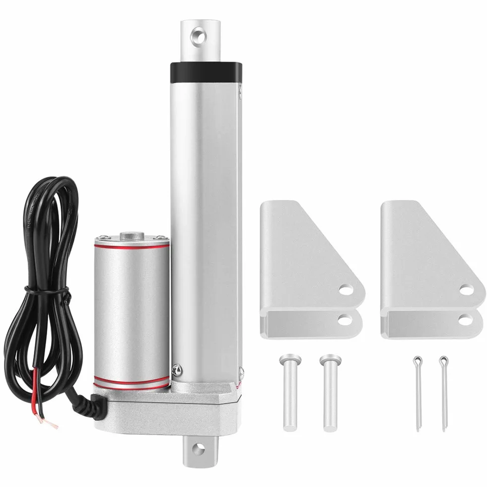 DC 24V Attuatore Lineare 100mm, Attuatore Lineare Multifunzione Motore 750N Per Settore Automobilistico E Industria Metalmeccanica JS-TGZ-U1