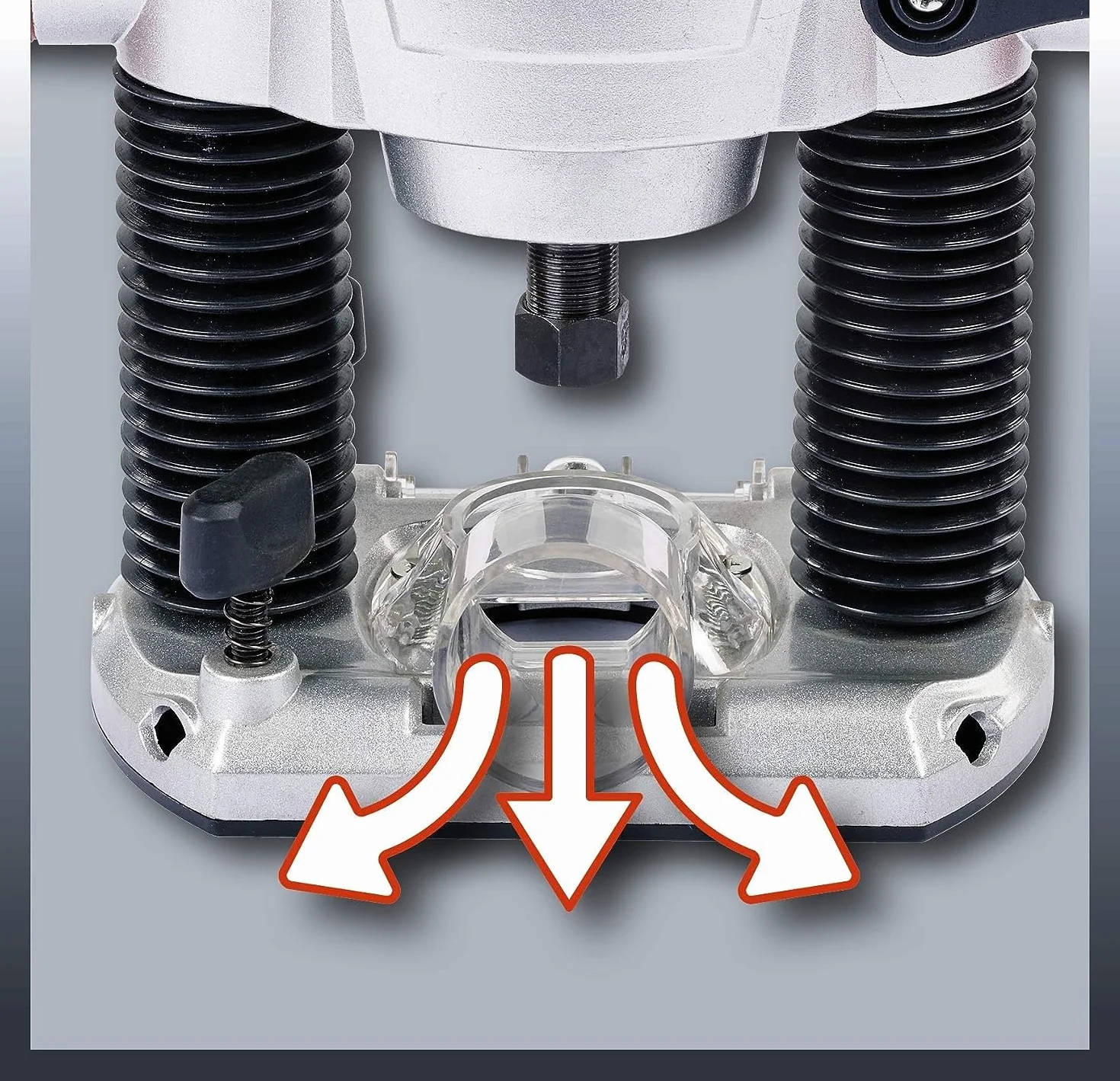 Einhell Fresatrici Verticali TC-RO 1155 E (1100 W, Ã˜ 6 E 8 Mm, Controllo Della Velocità, Guida Di Taglio, Adattatore Di Aspirazione, Accessori Inclusi)