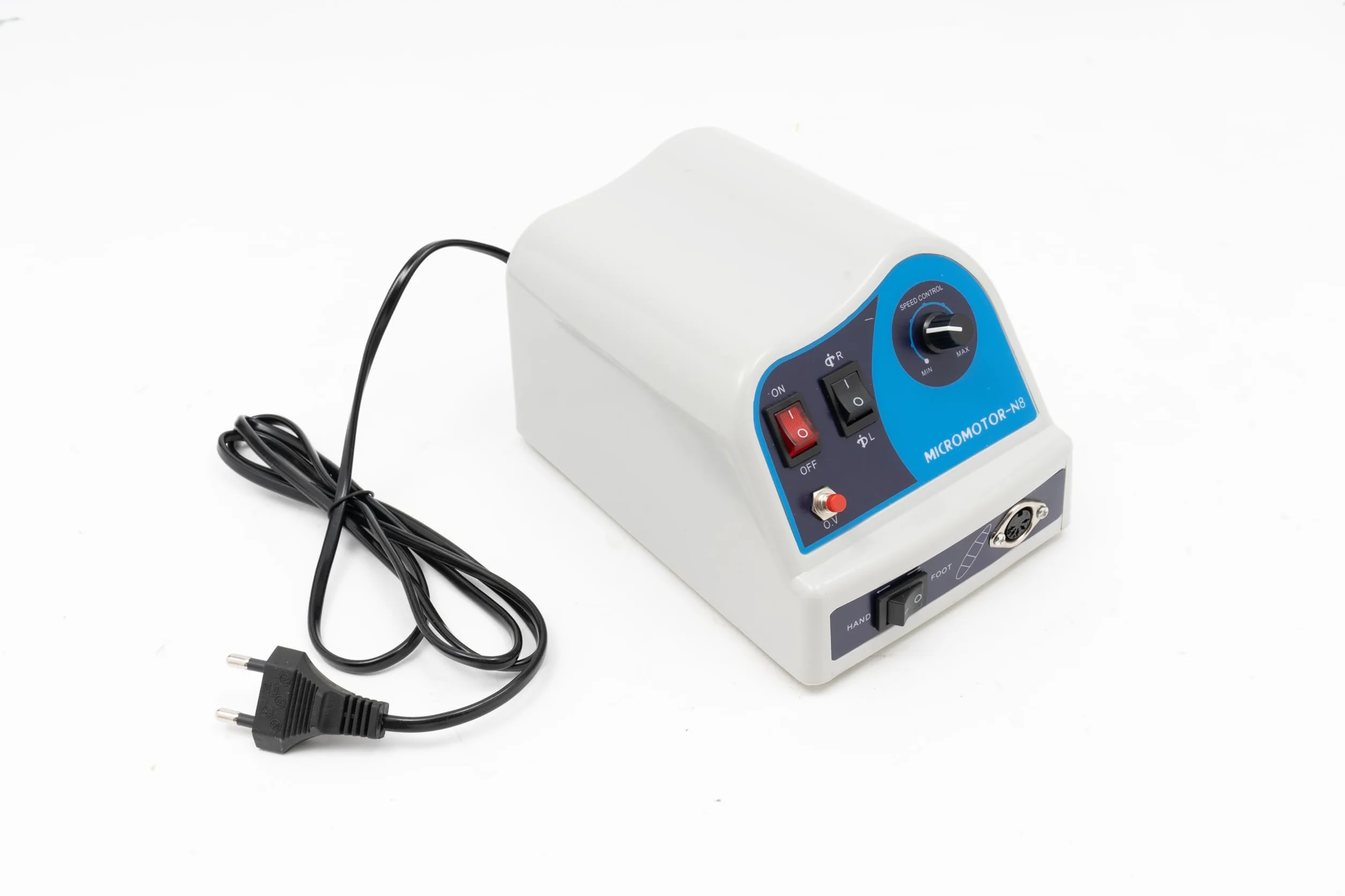 N8 - Micromotore elettrico da laboratorio, 0-45,000 rpm, 2,35 mm, lucidatrice, motore elettrico micromotore per gioiellieri, artigiani, attrezzature da laboratorio