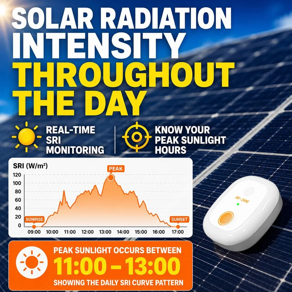 Misuratore di Energia Solare con Registrazione 180 Giorni, Grafici in Tempo Reale, Esportazione CSV