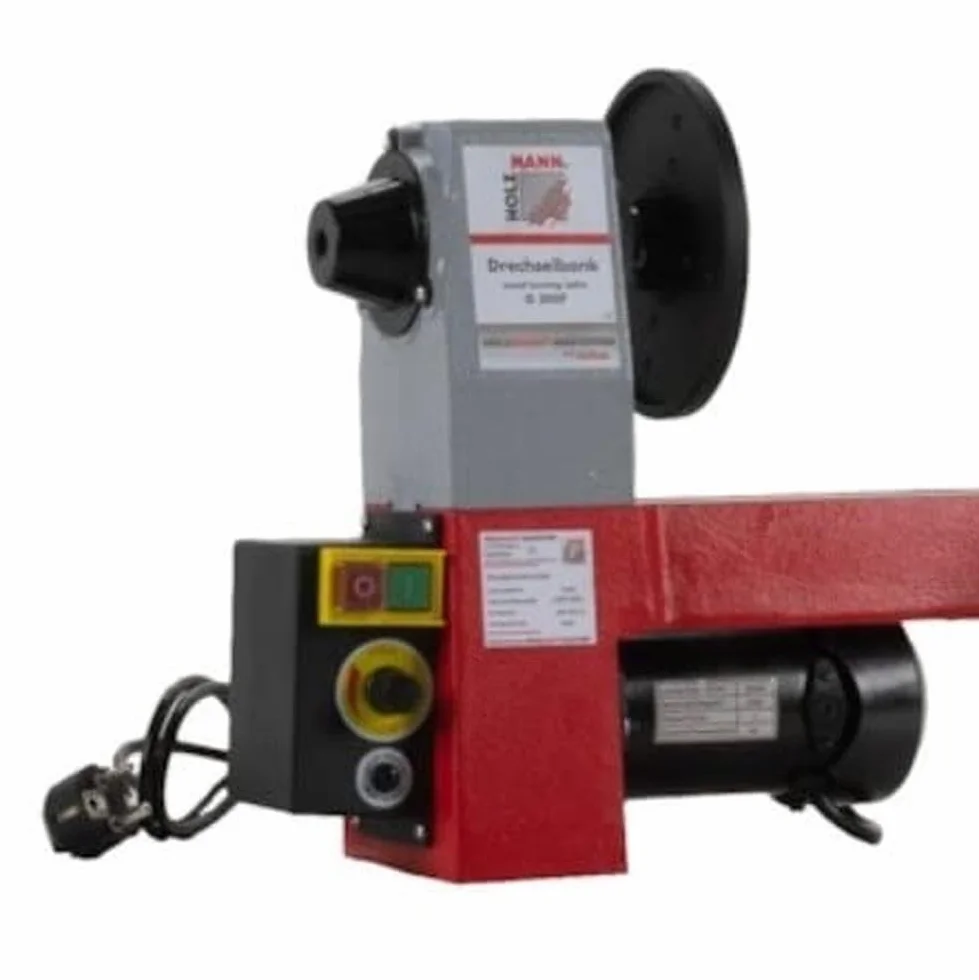 Torno para madera con variador de velocidad