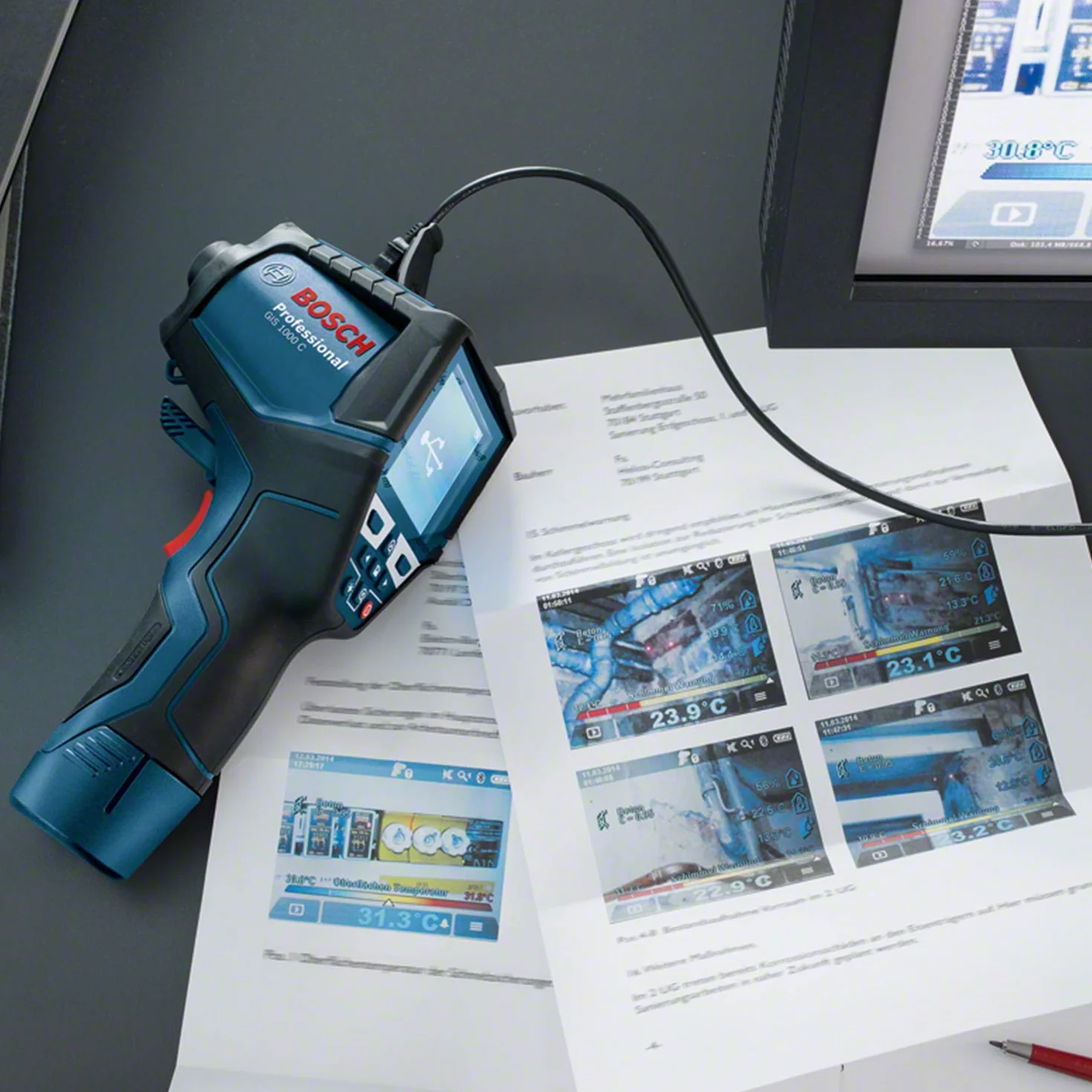 Bosch Professional Termometro a infrarossi GIS 1000 C -40 °C a 1000 °C
