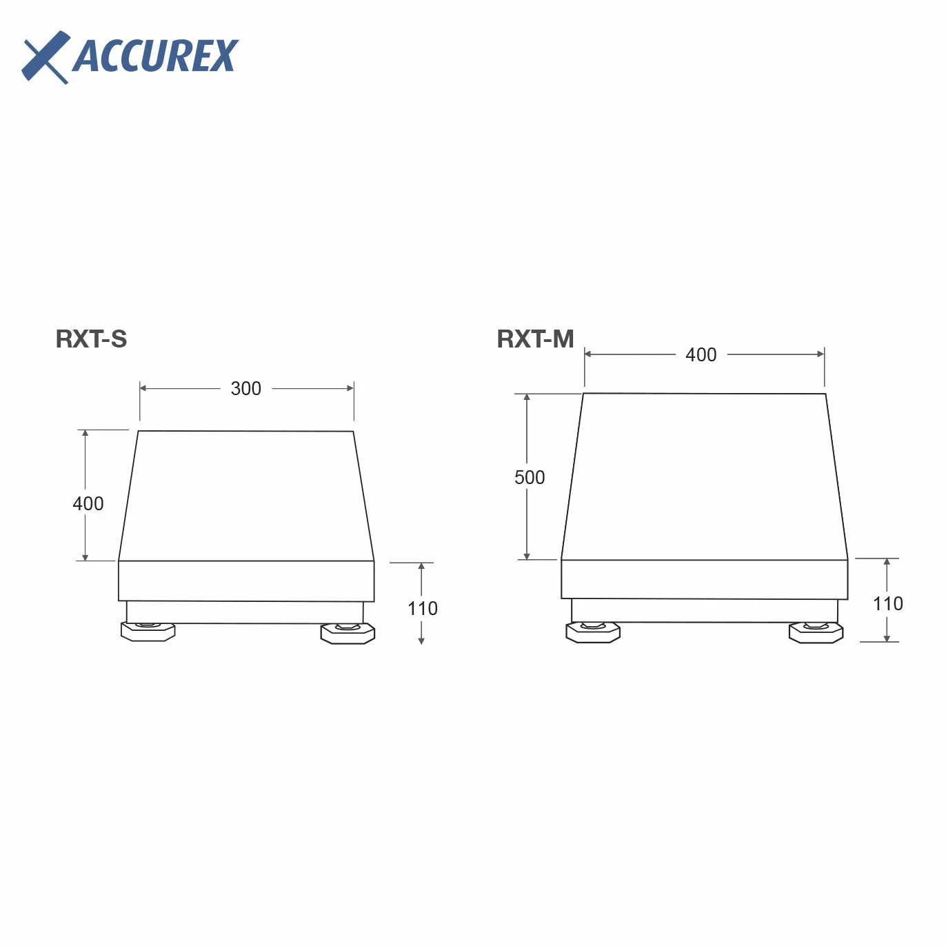 Accurex RXT Bilancia industriale da banco (30 kg / 5 g / 400 x 300 mm)