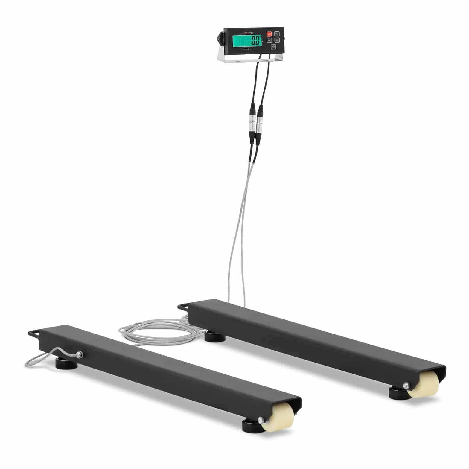 Steinberg Systems SBS-BS-2500 - Bilancia digitale industriale, 2500 kg/0,5 kg, 1000 x 100 mm