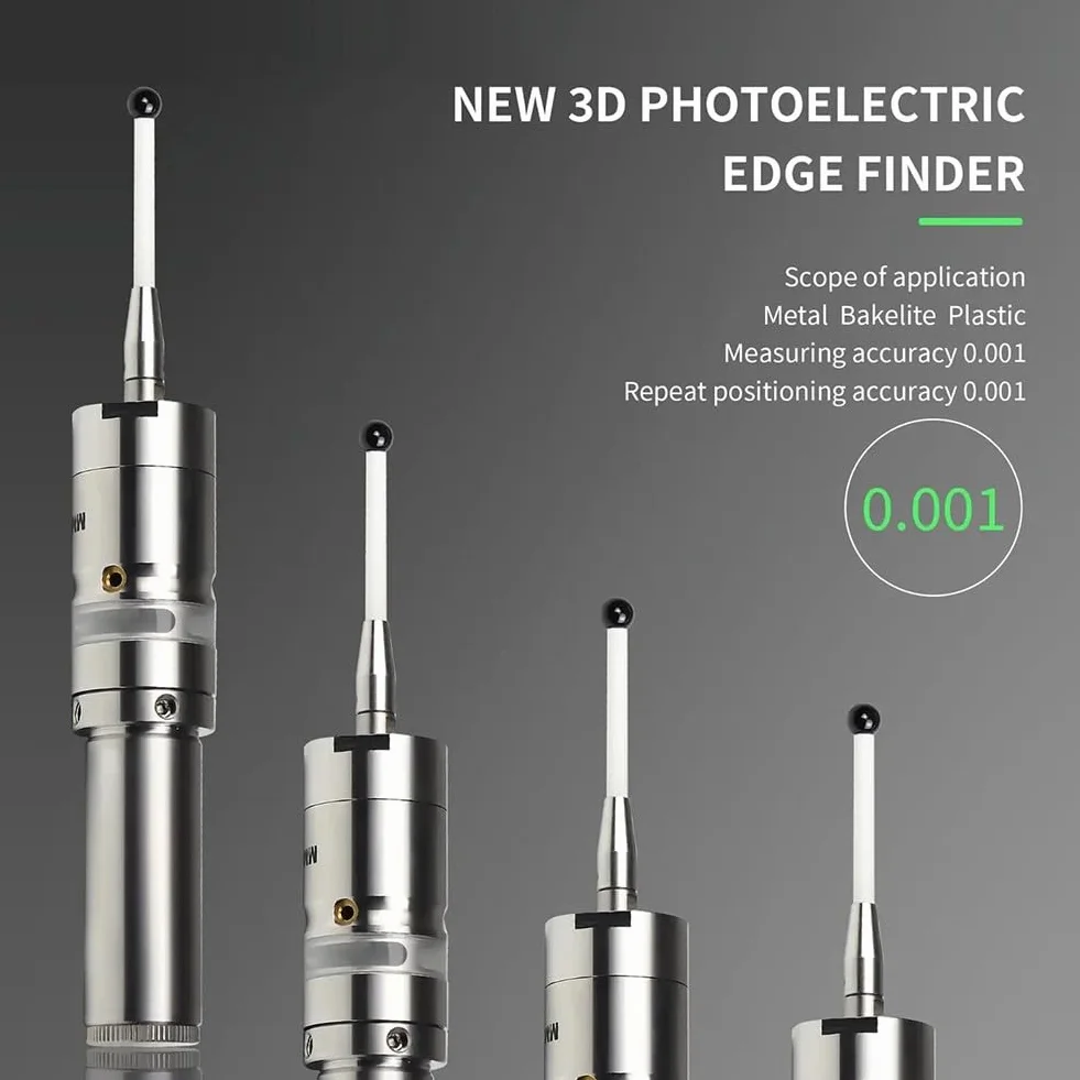 Alta 3D CNC Touch Probe Edge Finder, ripetibilità 0.001mm per centri di lavoro