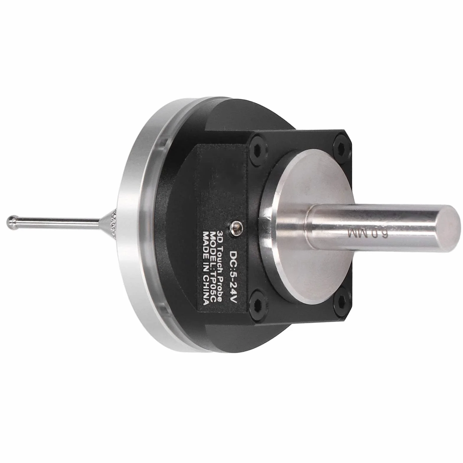 Sonda Cnc 3D Touch Probe Edge Finder Alta Precisione Sfera Acciaio Tungsteno DC 5~24V