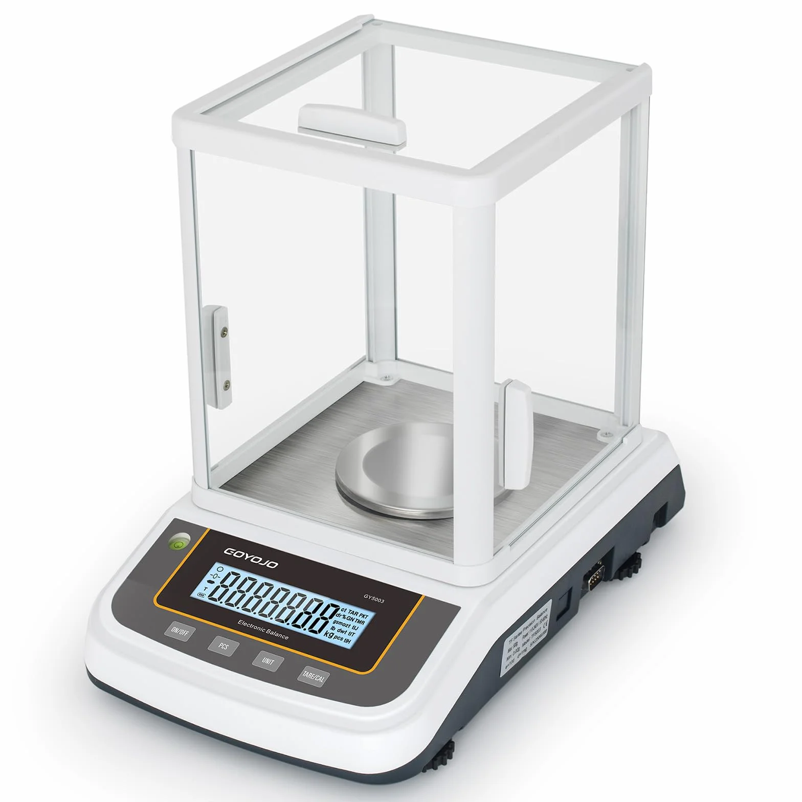 Bilancia di Precisione 0.001g 500g Elettronica con Protezione Antivento