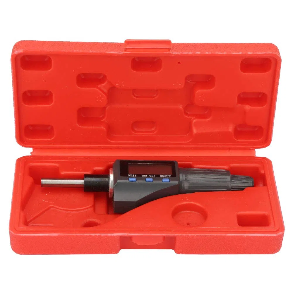 Naroote Testa Micrometrica Digitale Misurazione Precisa Micrometro Elettronico per Ingegneri 0-25 Mm