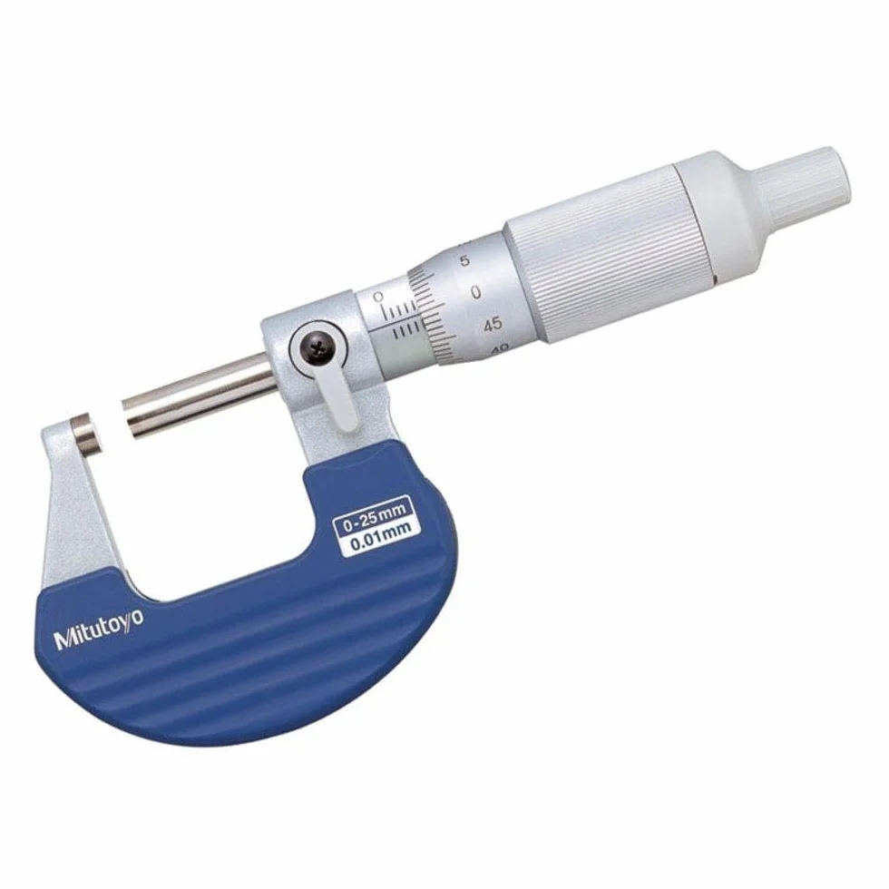 Mitutoyo 102-707 Ratchet Thimble Micrometer 0-25 mm 0.001 mm Graduation