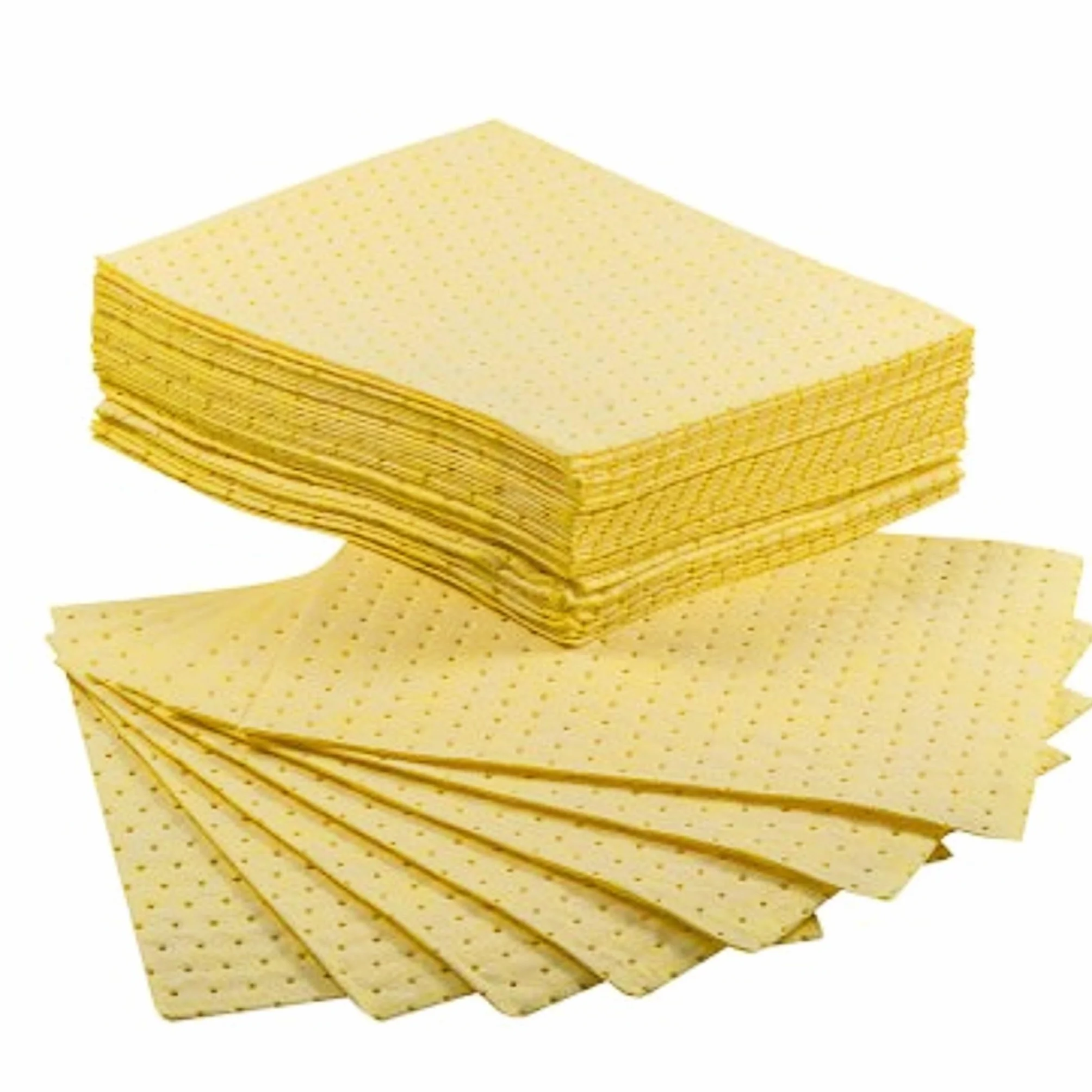 Bricoloco - Panno assorbente industriale ad alta resistenza, per la pulizia e la prevenzione delle fuoriuscite chimiche in officine e laboratori. Assorbitore di acqua, oli, idrocarburi e prodotti