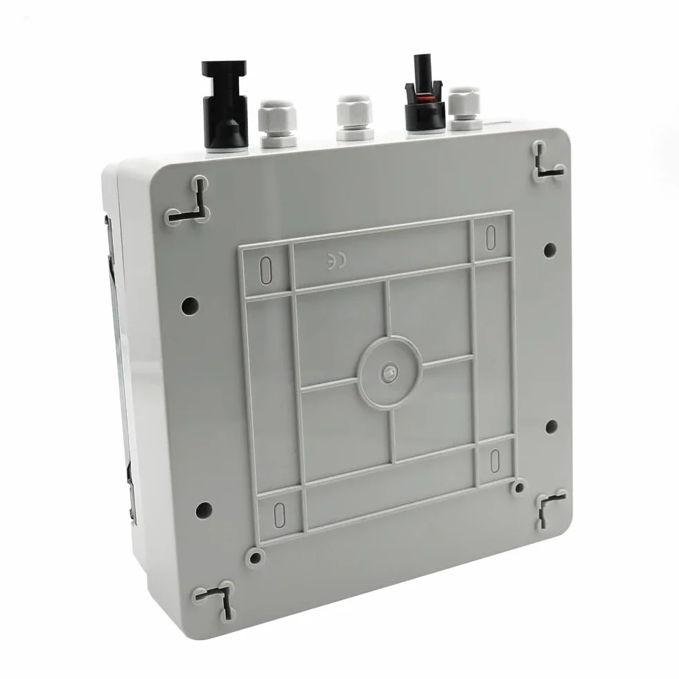 Quadro Elettrico Esterno,Consumer Unit Scatola combinatrice solare fotovoltaica fotovoltaica da 500 V 1 ingresso 1 uscita con protezione contro i fulmini Fusibile CC MCB SPD Scatola impermeabile(DC MC