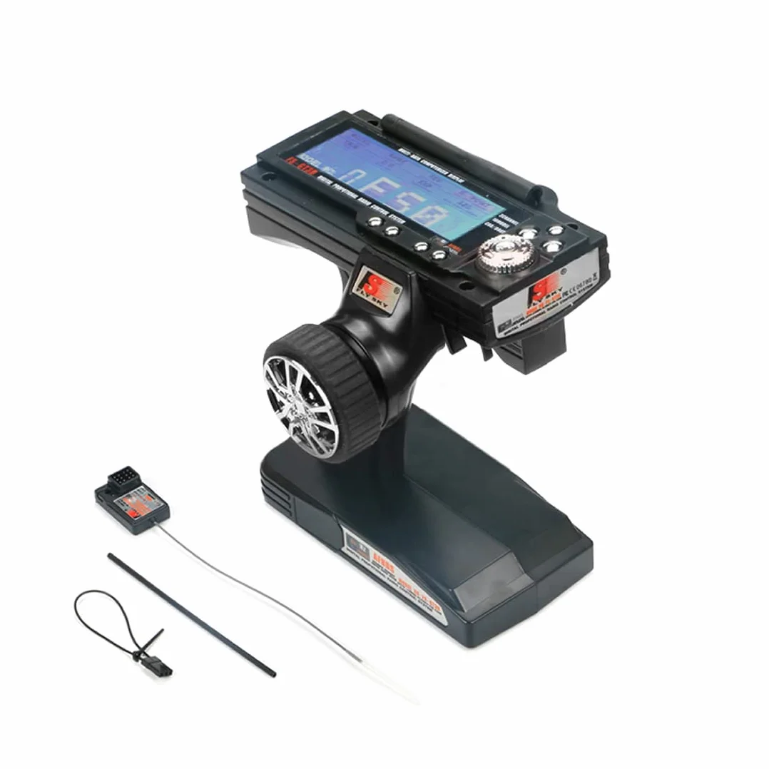 FS-GT3B 3CH RC System 2.4G Trasmettitore di Controllo Radio con Ricevitore FS-GR3E per RC Car Boat
