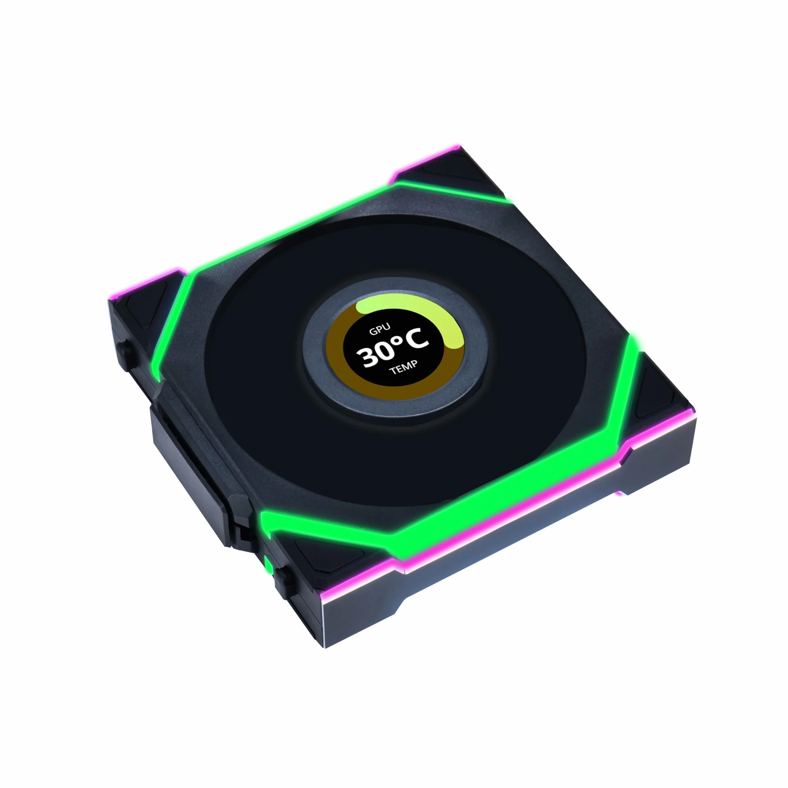 Lian Li UNI FAN SL Ventilatore PC LCD Wireless 120mm RGB - Ventilatore PWM - 40 LED ARGB - fino a 1900 rpm - Sistema a slot - Flusso d'aria alto - Bassa vibrazione - Silenziatore