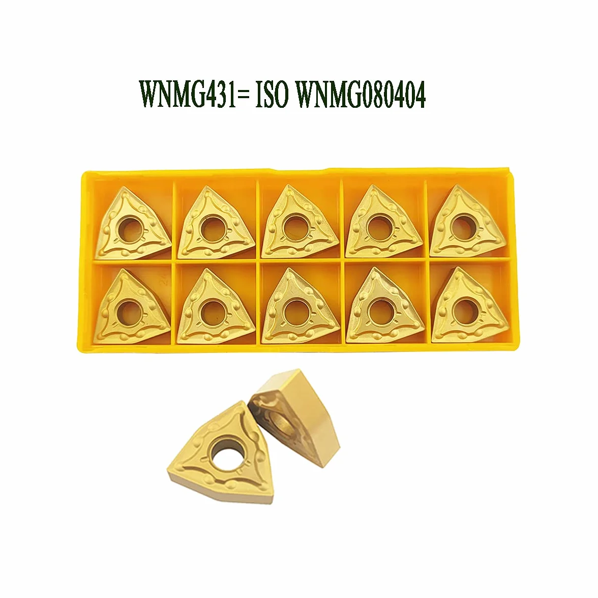 CNMG 431 WNMG 431 TNMG 331 inserti tornio CNC carburo solido tornitura lama 30 pezzi
