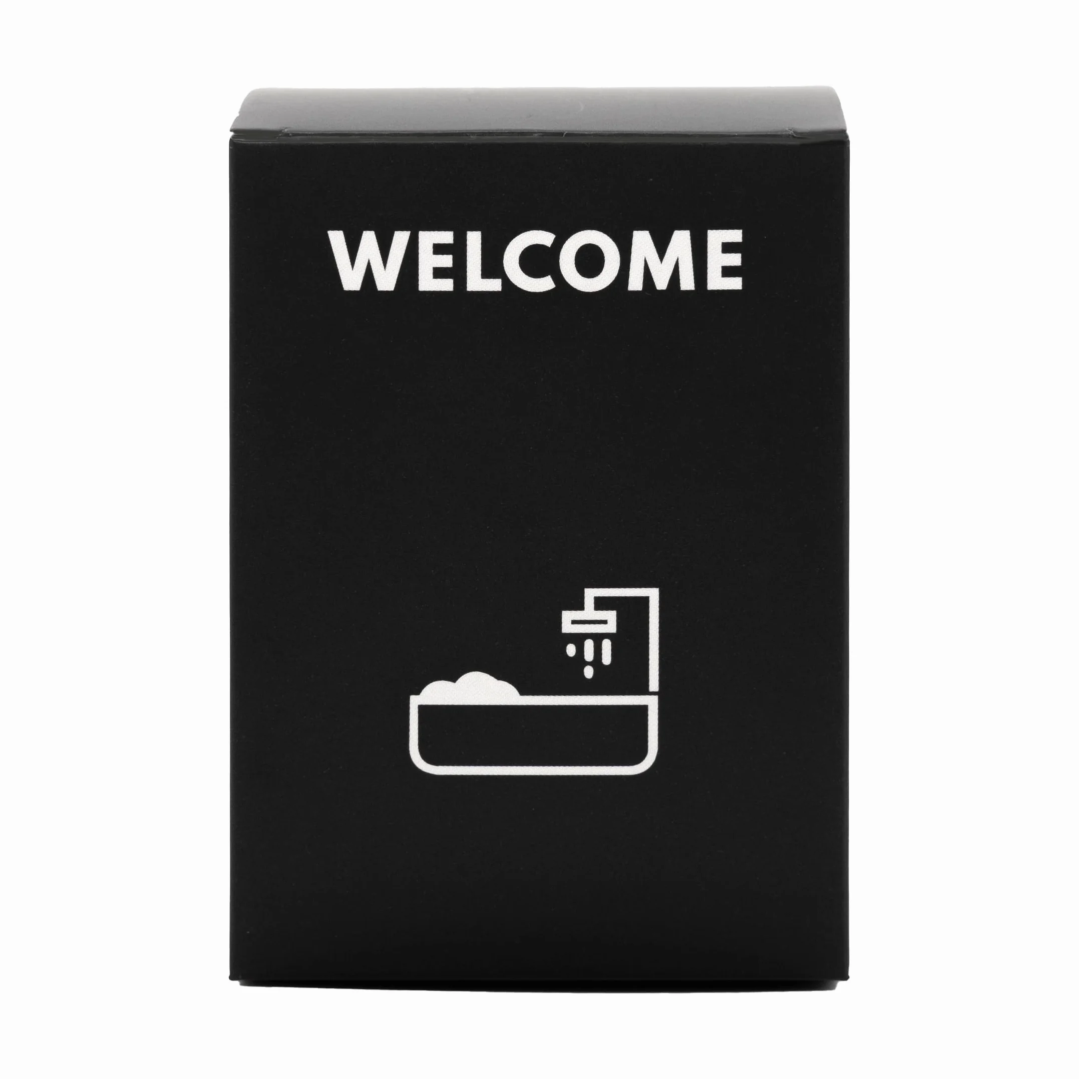 Kit di Benvenuto per Bagno Nero Confezione da 50, Ideale per Affitti Brevi e Airbnb