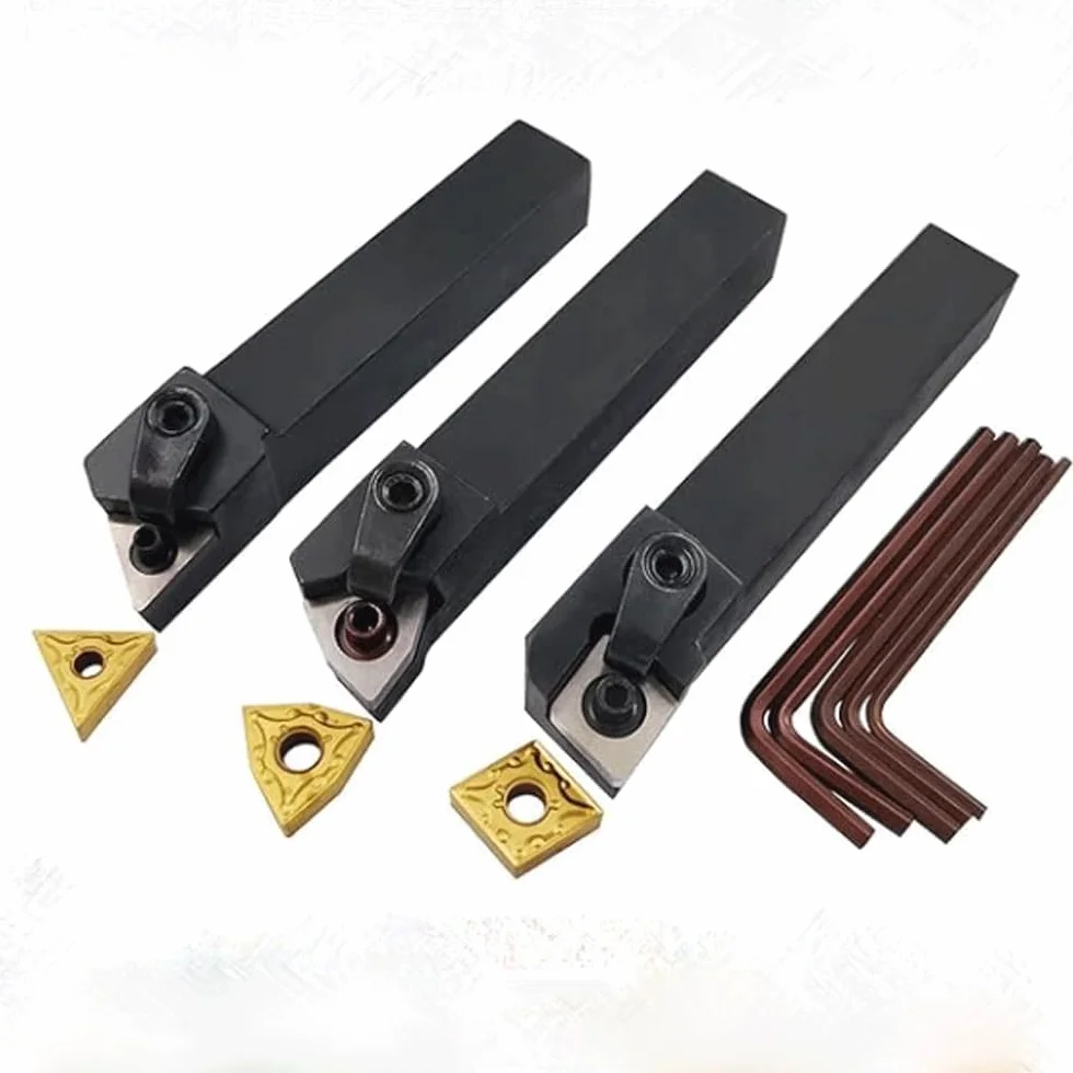 5/8" 36 pezzi per tornitura esterna per tornio CNC indicizzabile, abito MTJNR1616H16 + MWLNR1616H08 + MCLNR1616H12 con TNMG 331,WNMG431,CNMG431 Inserti di tornitura in metallo duro.