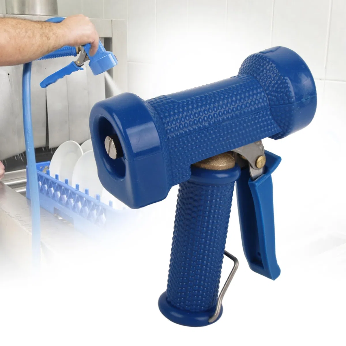 Ugello for Tubo Flessibile, Ugello di Spruzzo Acqua ad Alta Pressione, Ugello di Spruzzo ad Alta Pressione Spruzzatore for Testa di Spruzzo da Cucina for la Cucina del Ristorante 'Hotel(#1)