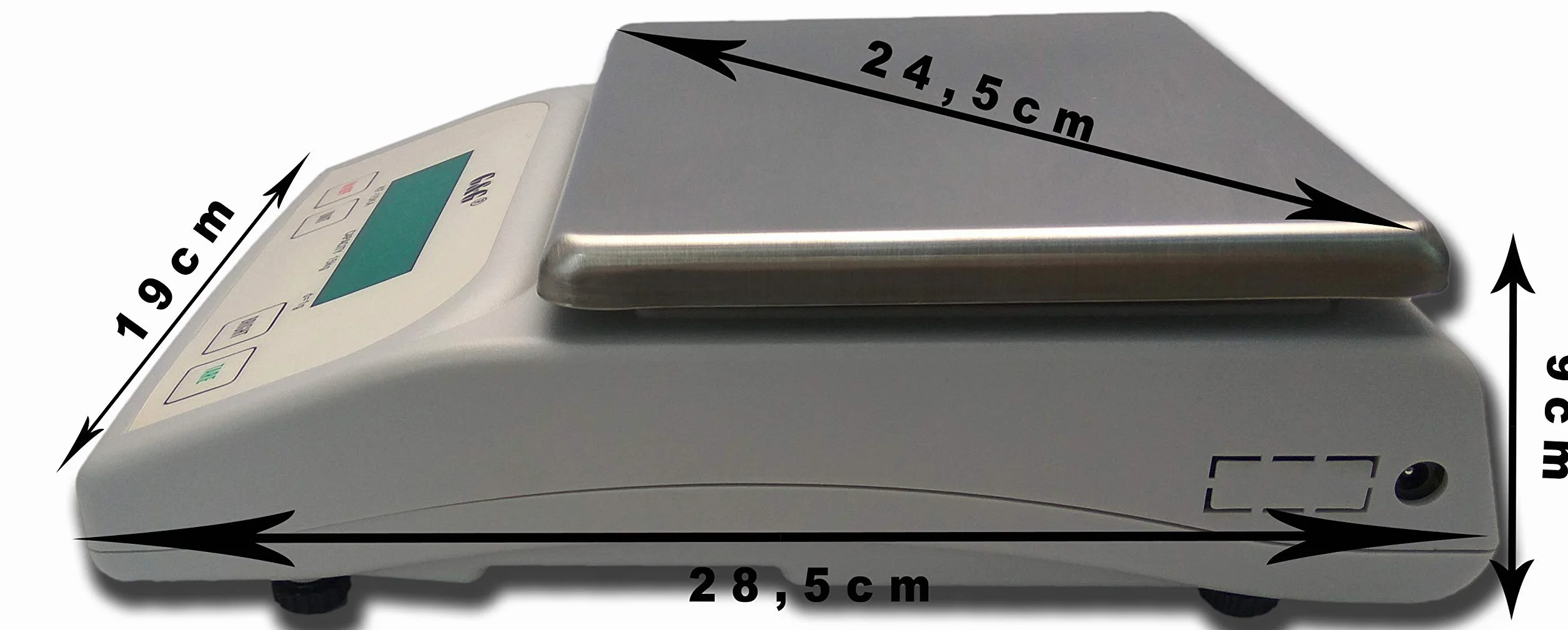 G&G, serie di bilance digitali KFA KF-15KB: Bis 3kg in 0,1g & 15kg in 1g
