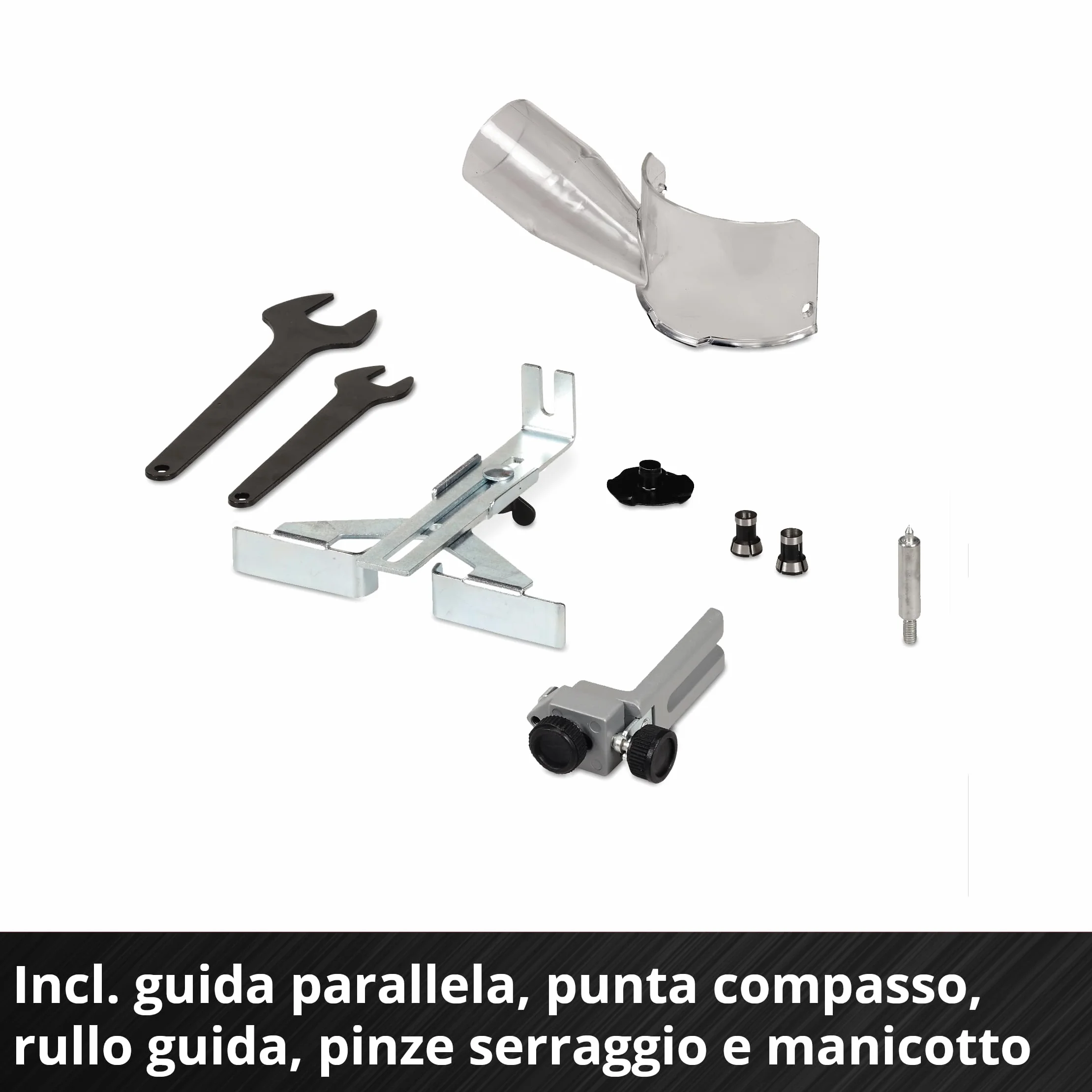 Einhell Power X-Change - Router portatile senza fili, 18 V, motore senza spazzole, altezza corsa 40 mm, regolazione fine della profondità, router manuale TP-ET 18 Li BL lavorazione del legno, batteria