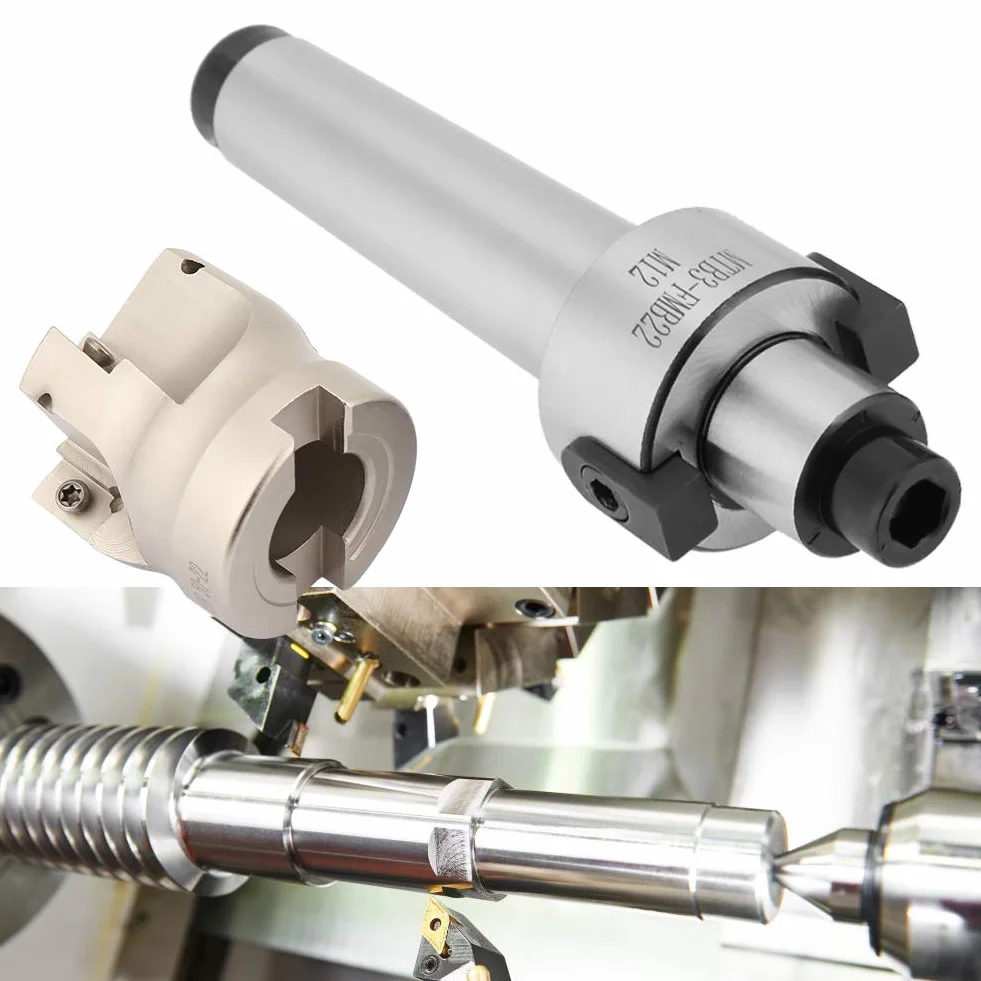 Estensione supporto MT3 FMB22 400R 50 22 Fresa frontale, fresa in metallo duro con 10 inserti CNC APMT1604, utensile per fresatura CNC per carichi pesanti per materiale in