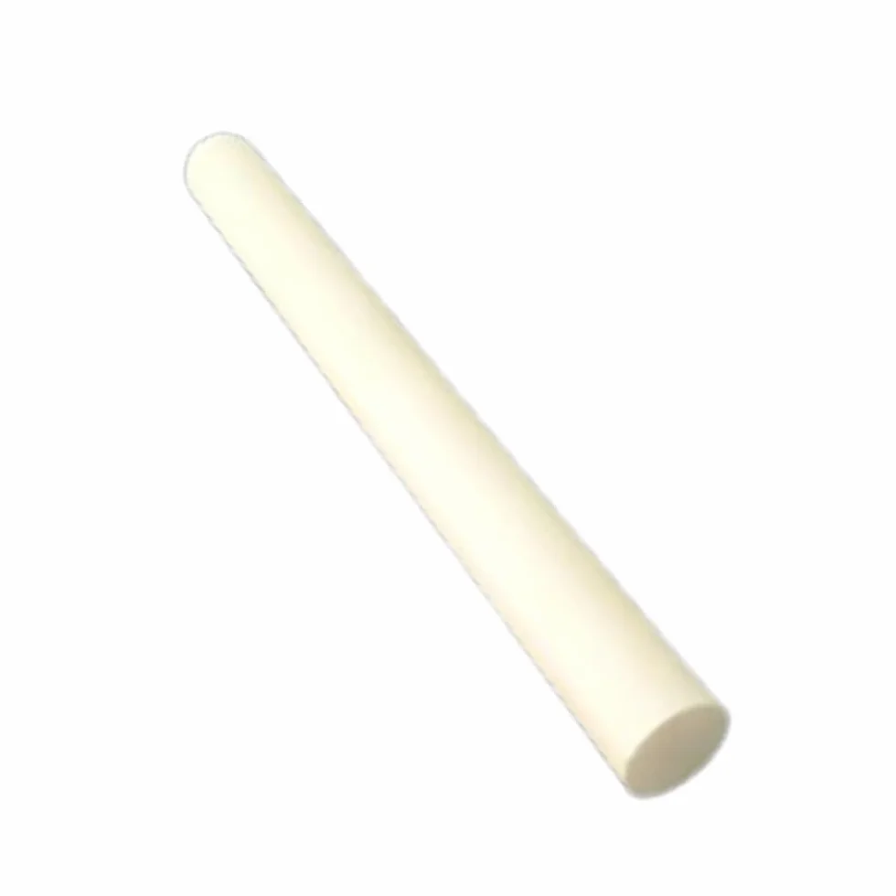Barre di ceramica di allumina a bassa perdita dielettrica, tondo di ceramica lavorabile, lunghezza 140/360 mm, barra di ceramica ad alta durezza, 1 pz.(10x360mm)