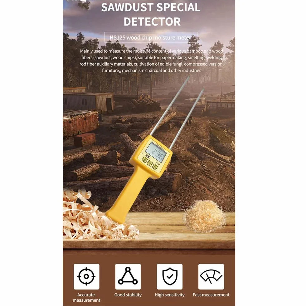 Analizzatore della segatura del legno HS125 Tester portatile