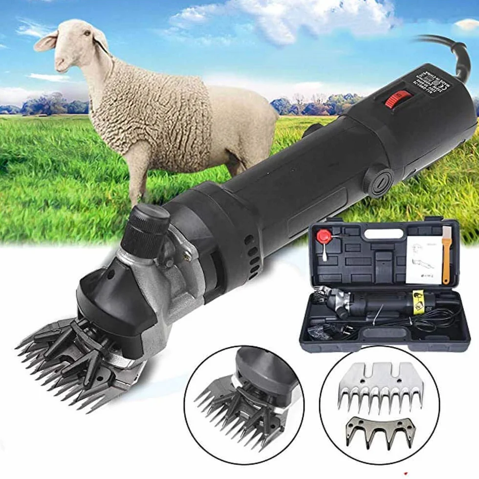690W Tosatrice Elettrica Professionale per Cavalli, Sinbide-Tosatrice Professionale Tosatura per Pecore Efficiente Risparmio di Lavoro,per Lana di Pecore, Montoni e Capre,Motore Potente
