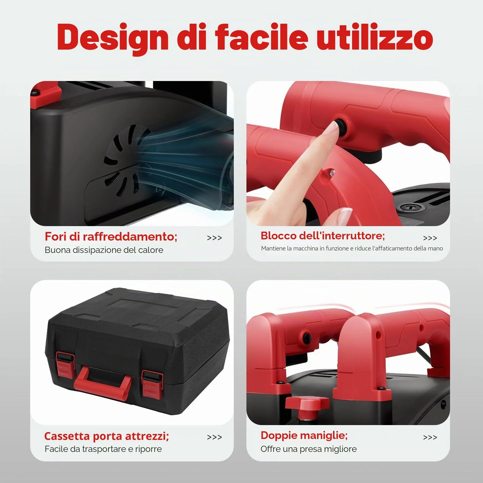 Fresa per ristrutturazione da 1200W, levigatrice per calcestruzzo, fresa per calcestruzzo, levigatrice, fresa per intonaco, fresa per muri, pialla elettrica da parete, levigatrice, fresa per intonaco