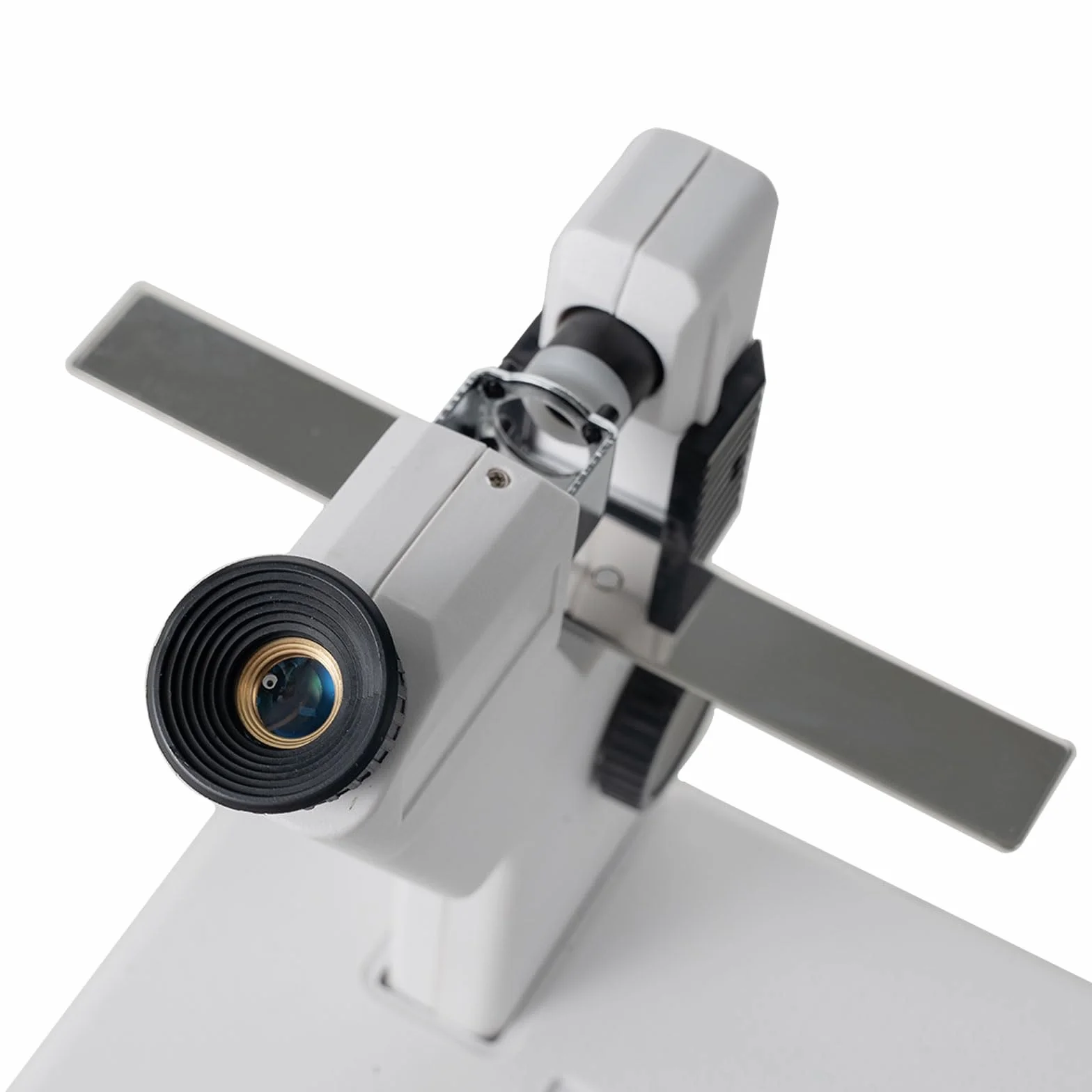 Machinemanual Lensometer CP-1B Lensmeter manuale portatile Strumento ottico Focimetro Optometria Macchina di prova dell'obiettivo DC/AC Powered