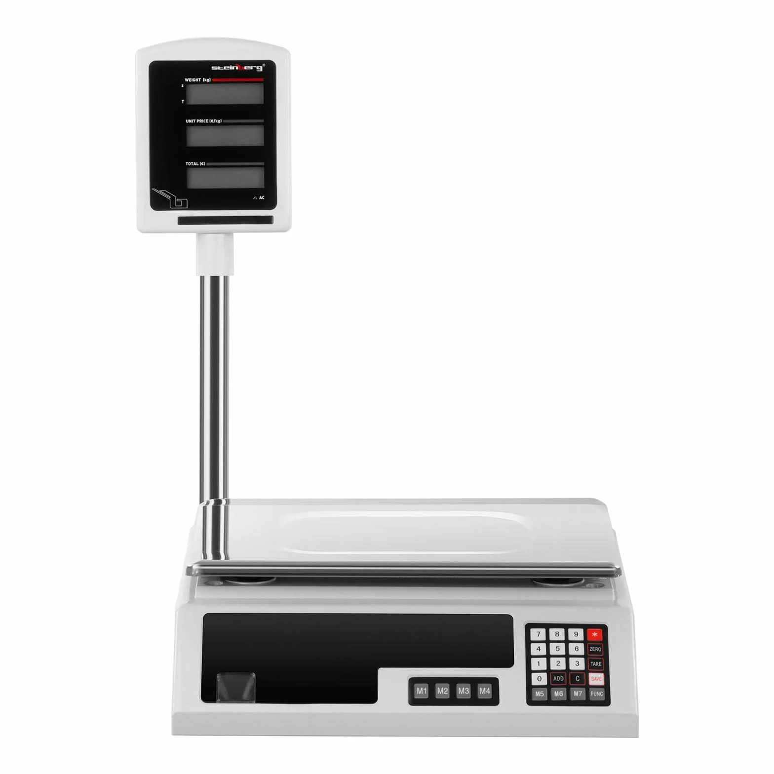 Steinberg Bilancia da Banco di Controllo Professionale SBS-PW-301CE 30 kg 1 g Schermo LCD 34 x 23 cm