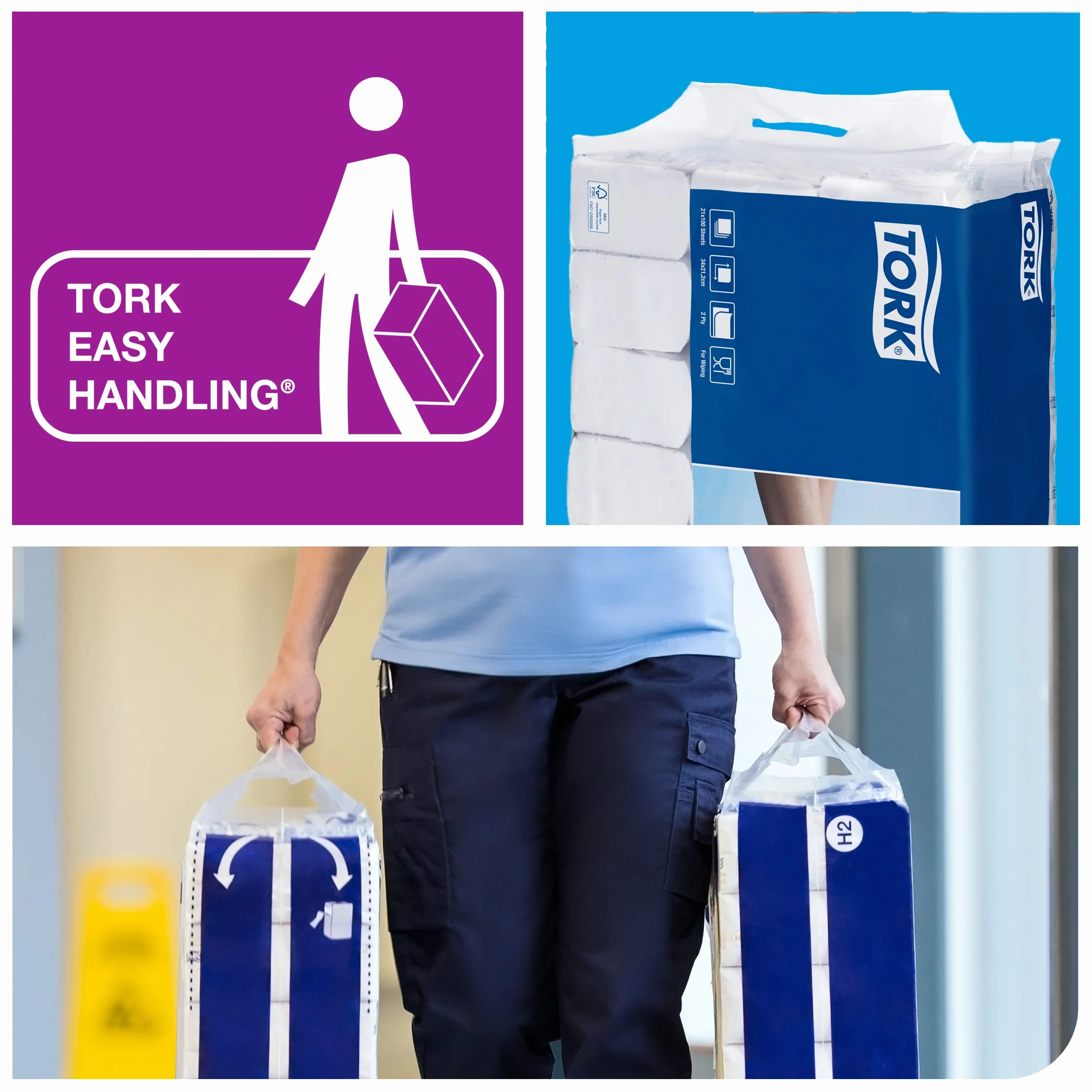 Tork SmartOne Mini Toilet Roll Bianco T9
